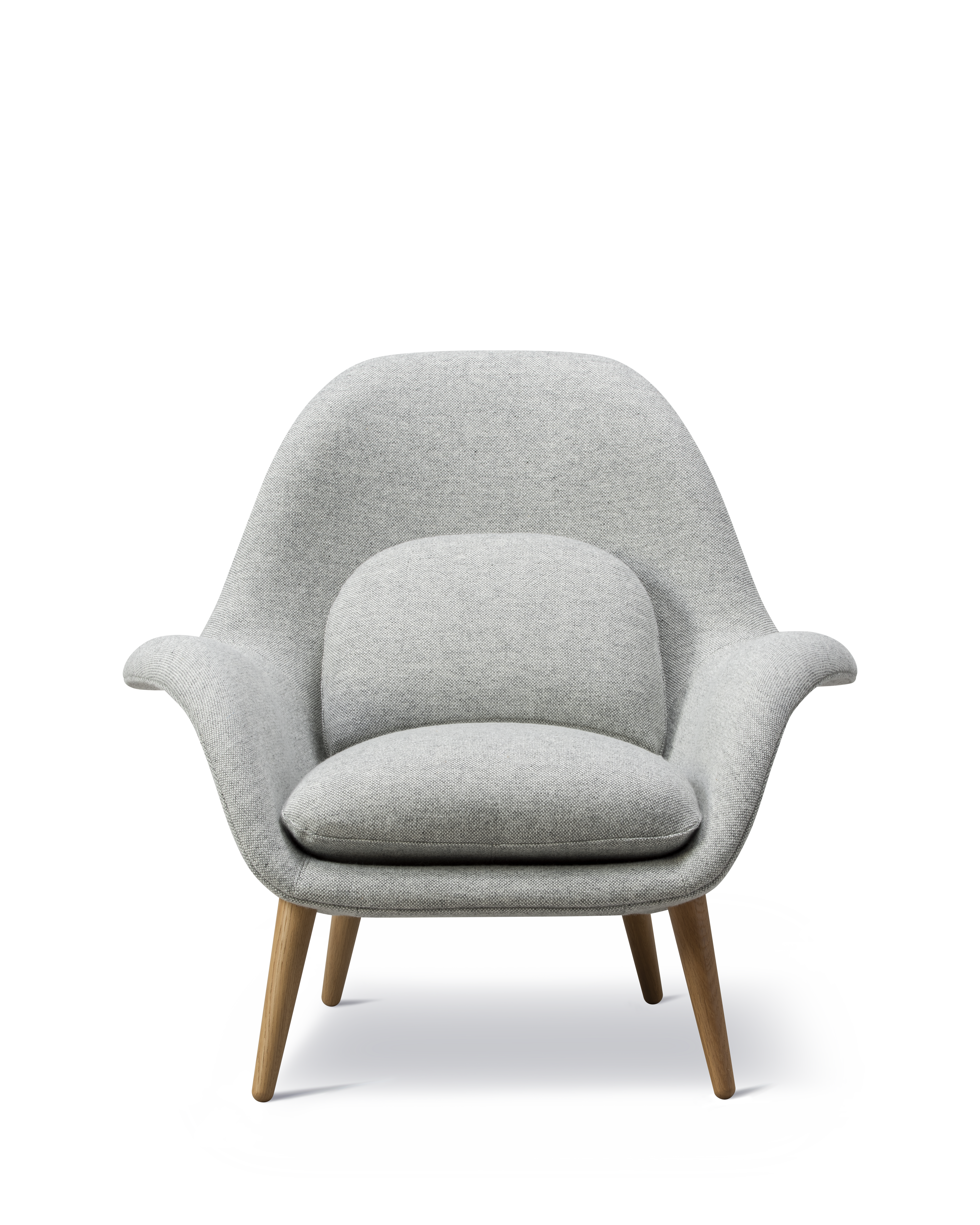 Sillón Swoon Lounge base de madera