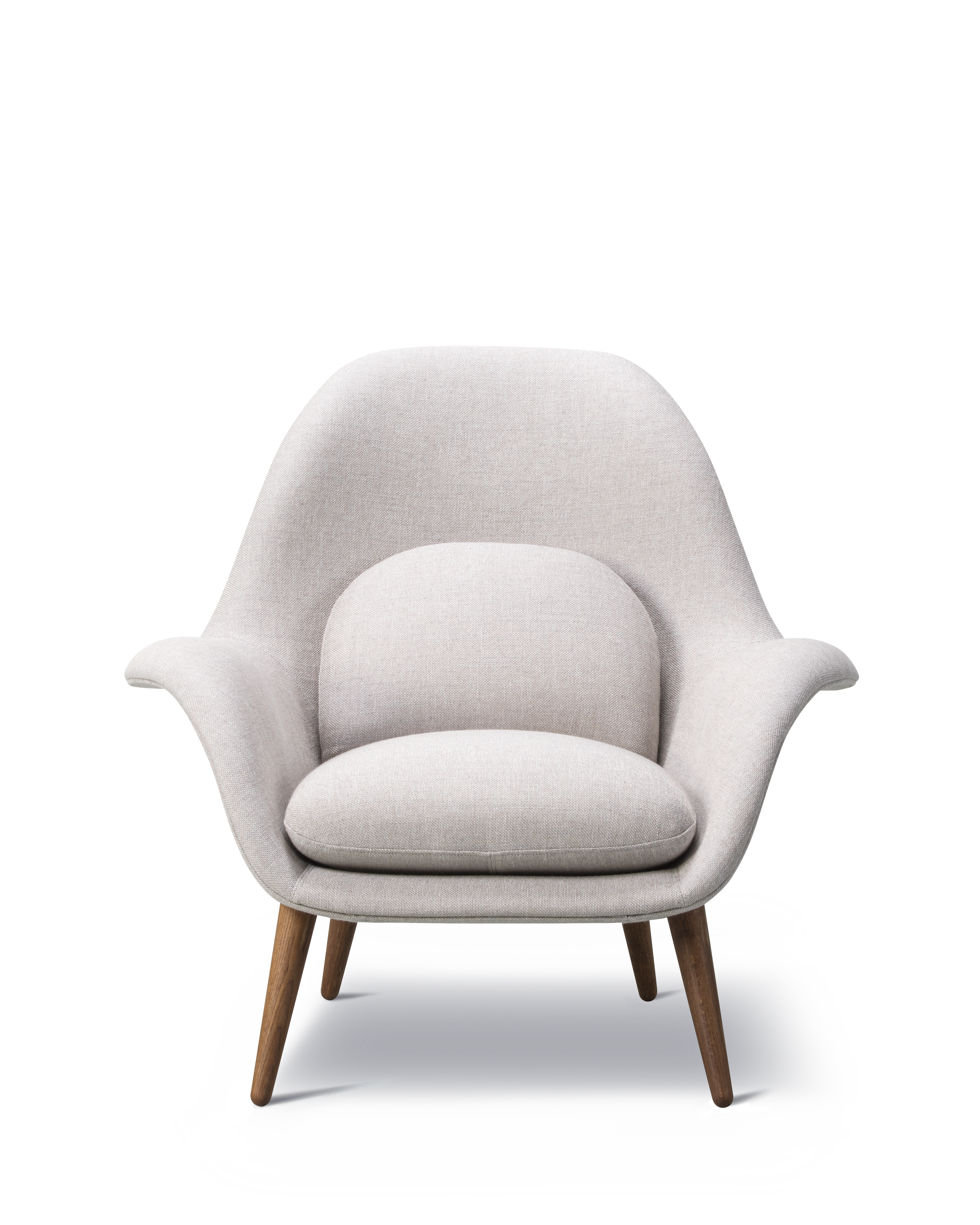 Sillón Swoon Lounge base de madera