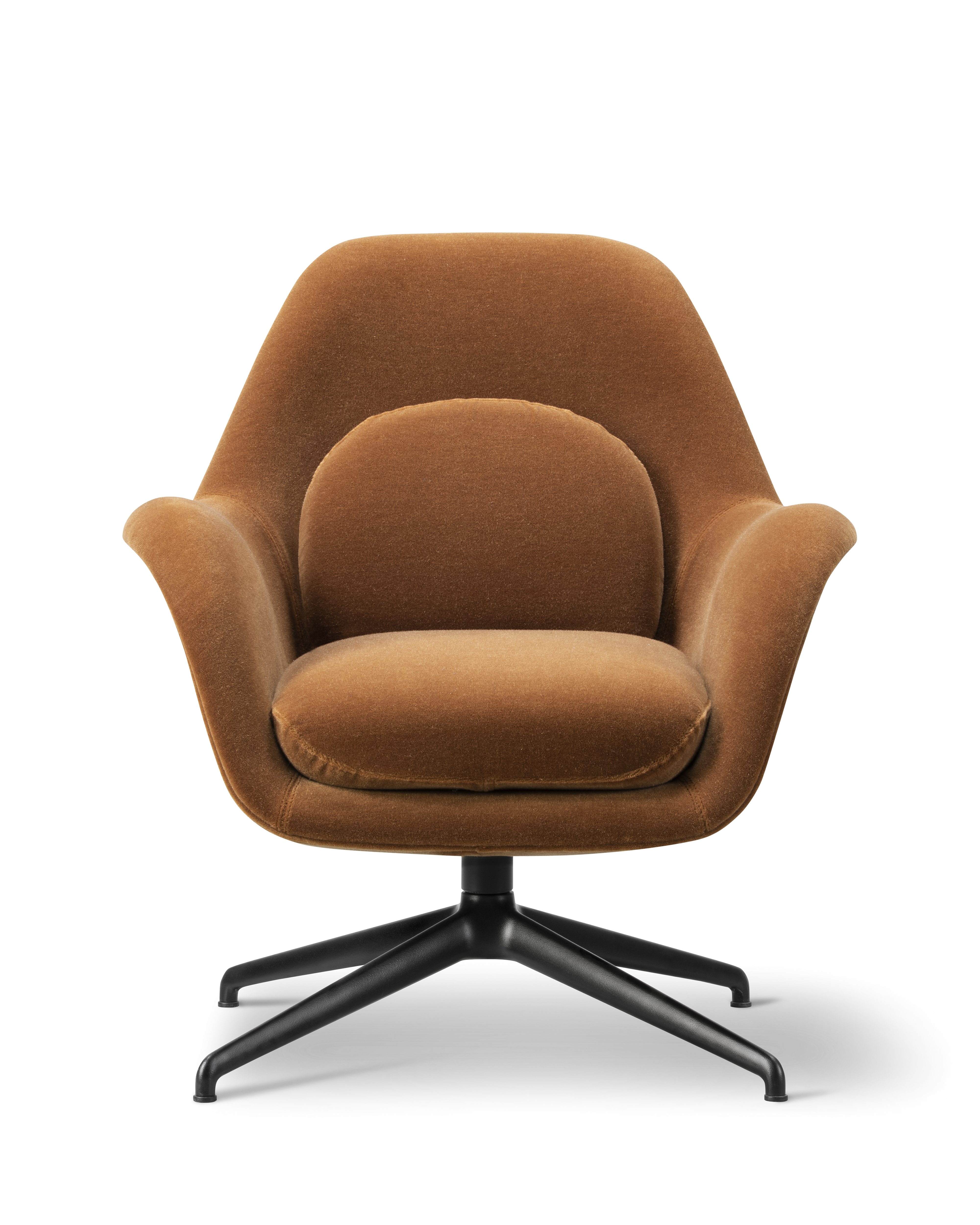 Petit Swoon Lounge Chair with Metal Base