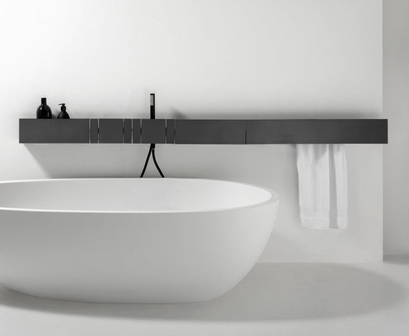 Grifería monomando mural con ducha de mano Sen