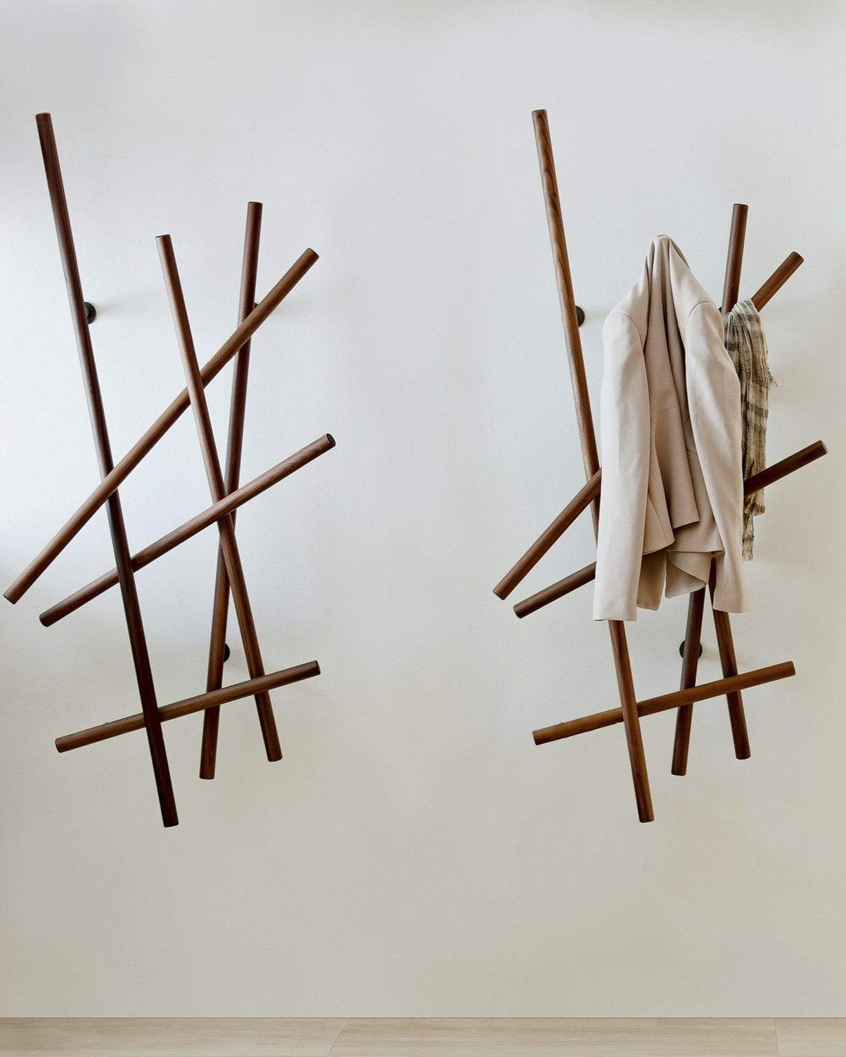 Sketch coat rack