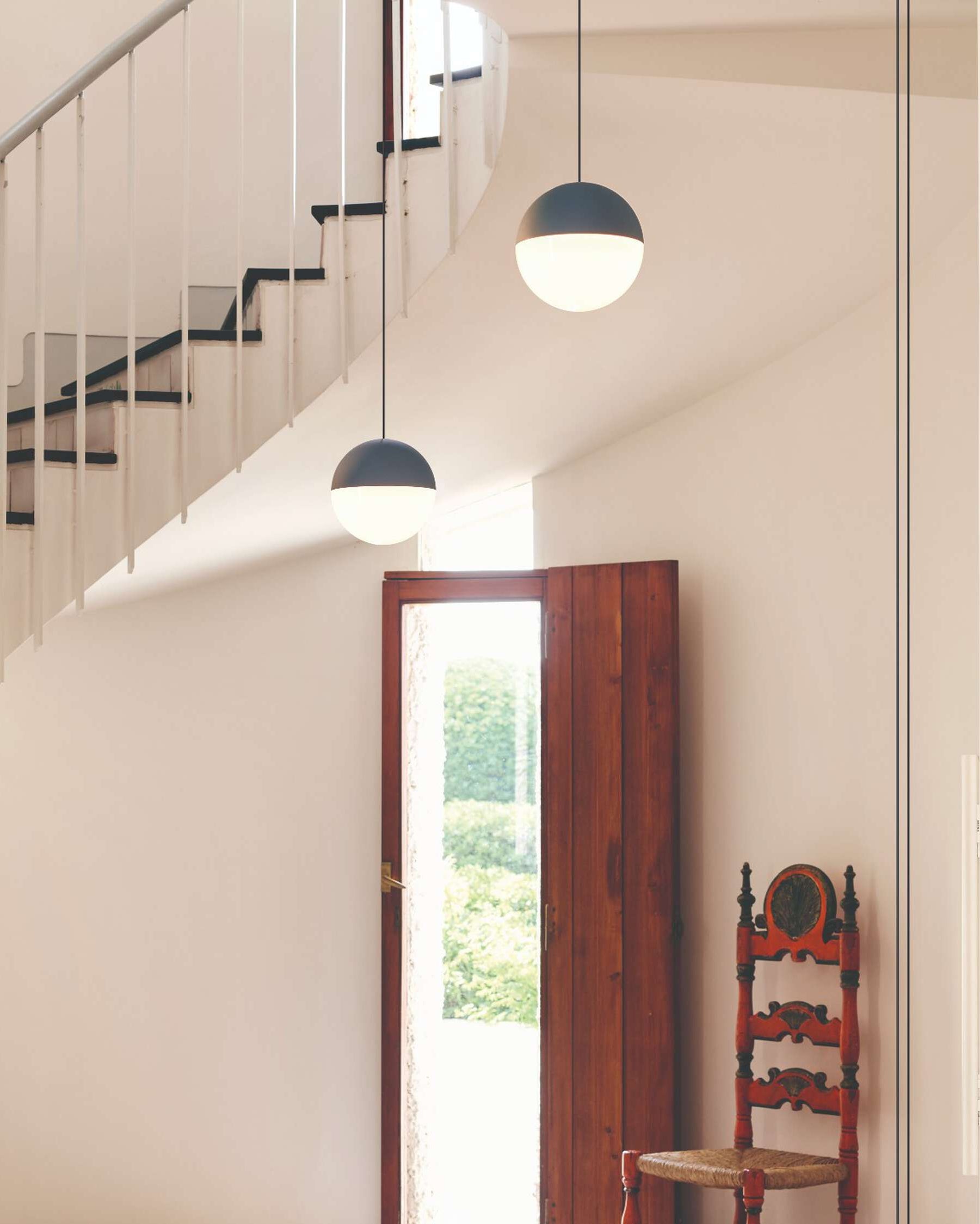 Lámpara de techo String Light Esfera con cable 12mt