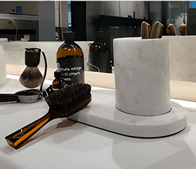 AGAPE MARBLE TRAY AND GLASS