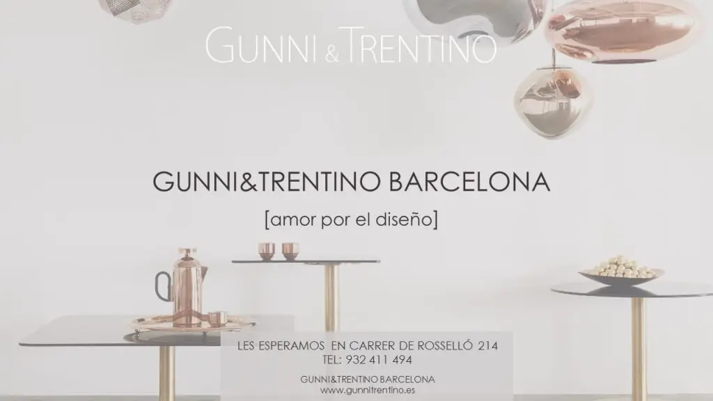 Tom Dixon en Gunni&Tentino Barcelona, Gunni & Trentino Tom Dixon en Gunni&Tentino Barcelona, Gunni & Trentino
