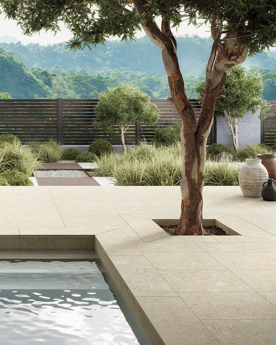 Coralina collection porcelain flooring