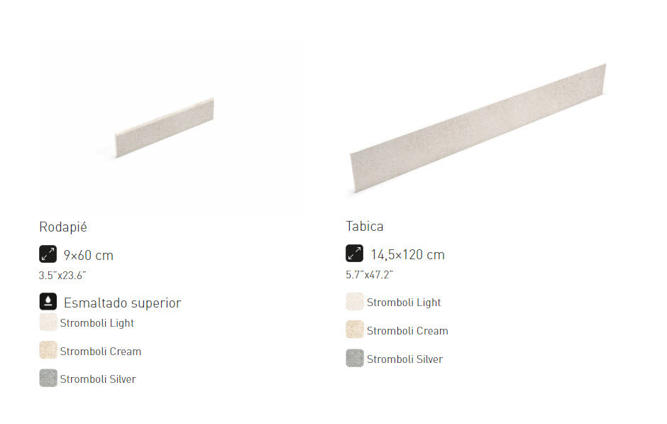 Special porcelain pieces from the Stromboli collection