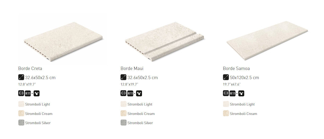 Special porcelain pieces from the Stromboli collection