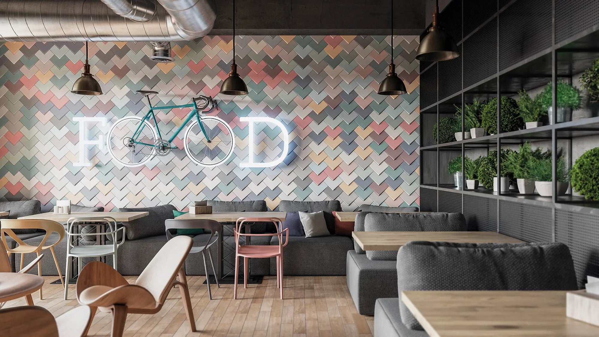 Boho collection ceramic wall tiles