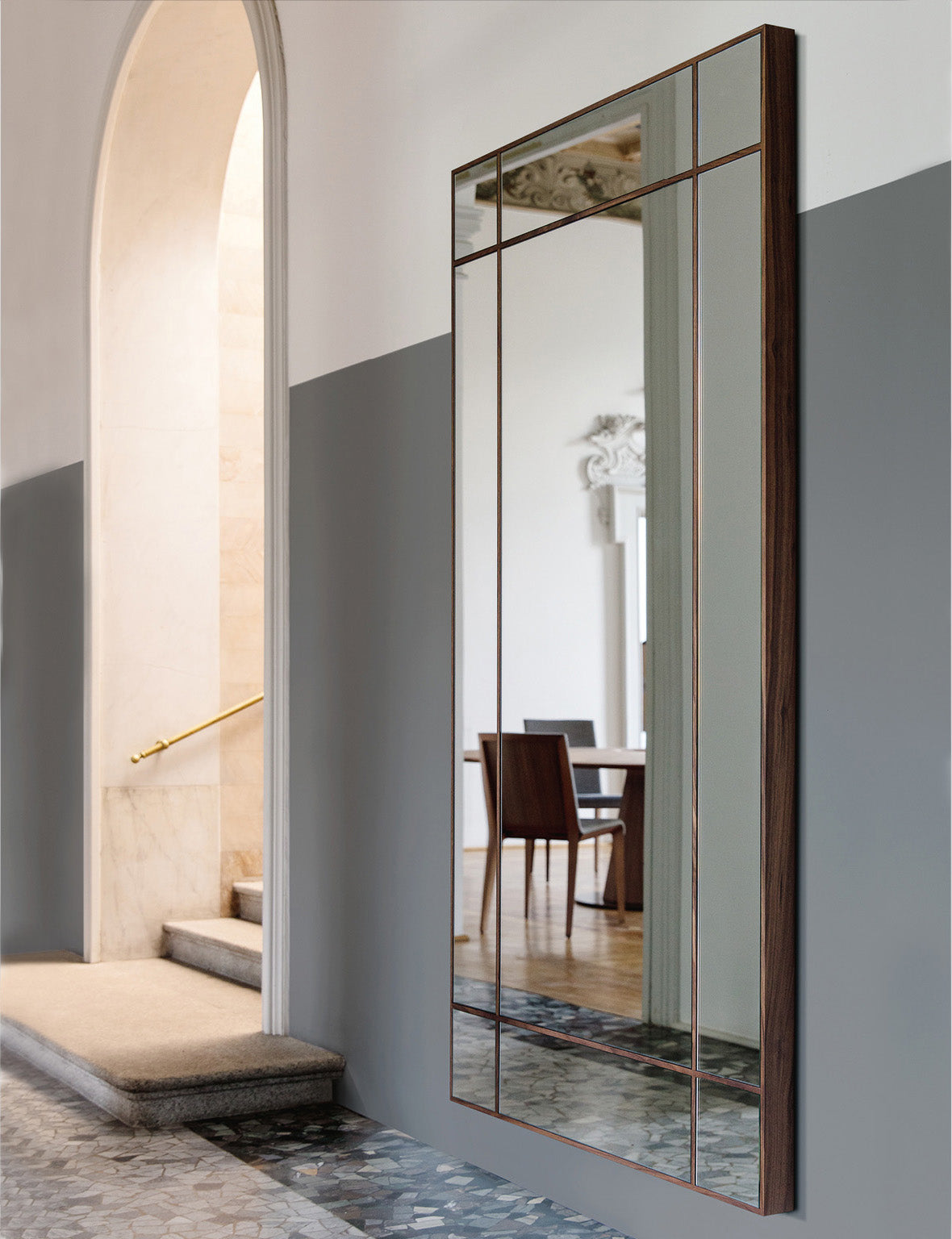 【美品】FOUR SEASONS QUADRATO MIRROR porada Espejo Four Seasons cuadrado