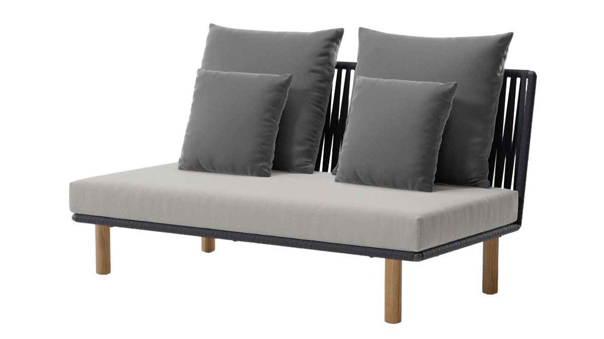 Bitta Bela Rope central module | Teak foot N00 | Z01 Rope