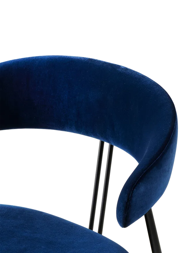 Violin Dining Chair | Velvet Dandy 606 