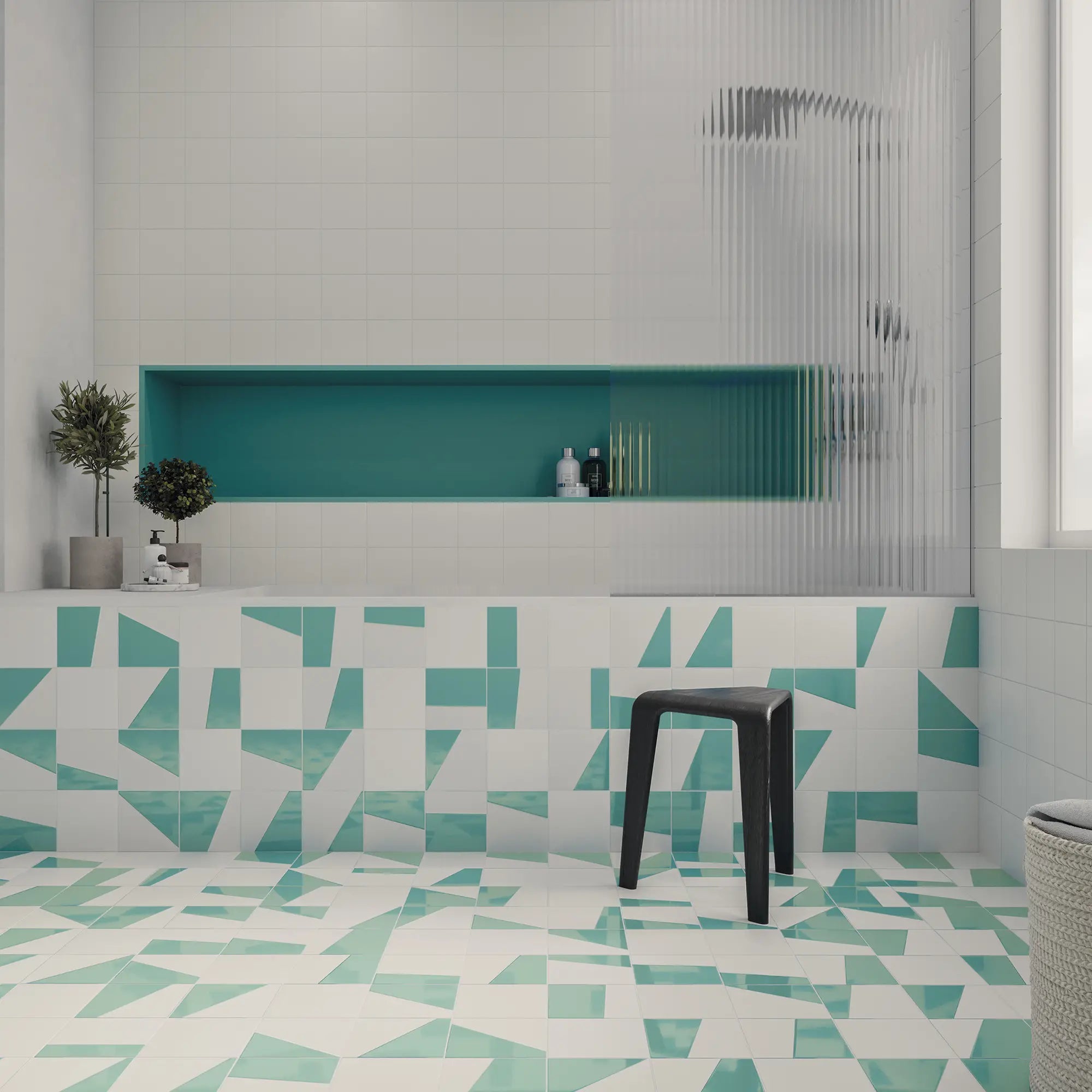 Duo collection porcelain flooring