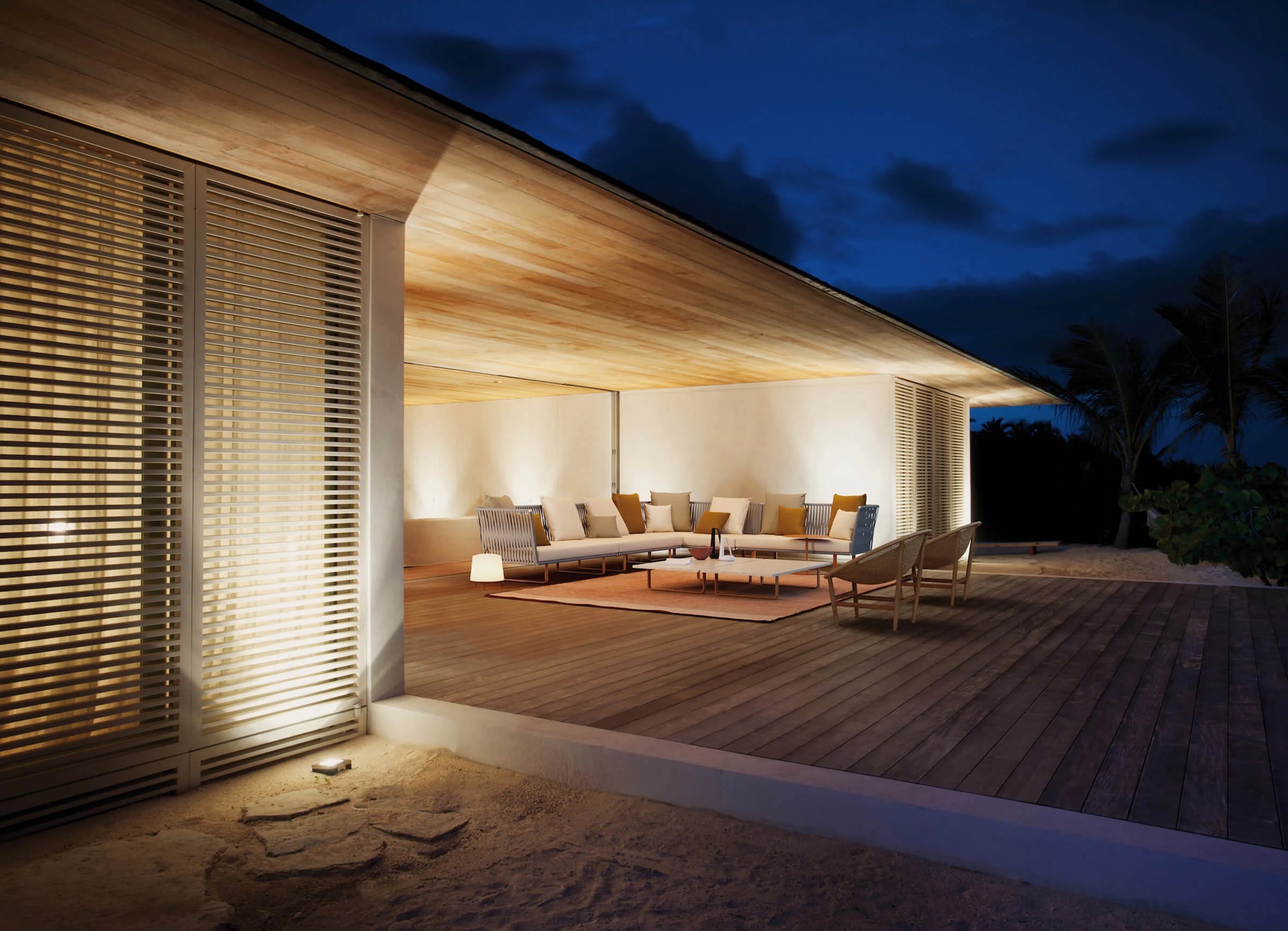 Bitta Bela Rope 2-seater sofa | 01C aluminum foot