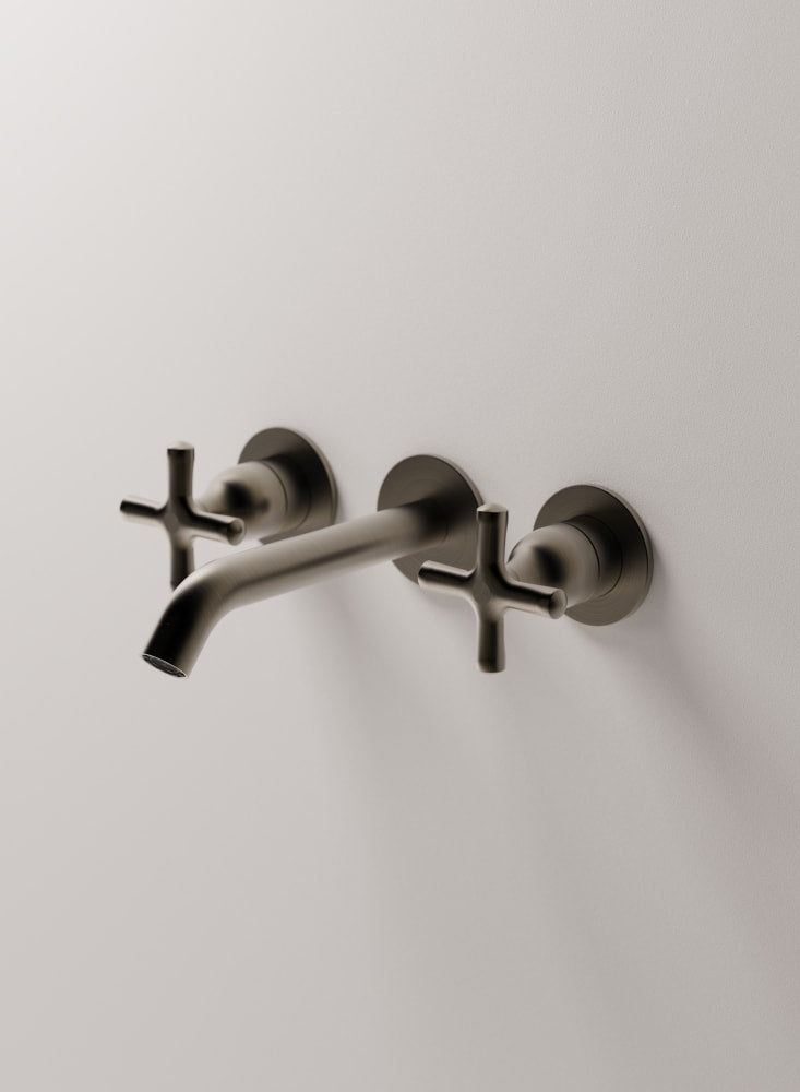 Batería de lavabo mural Memory Classic