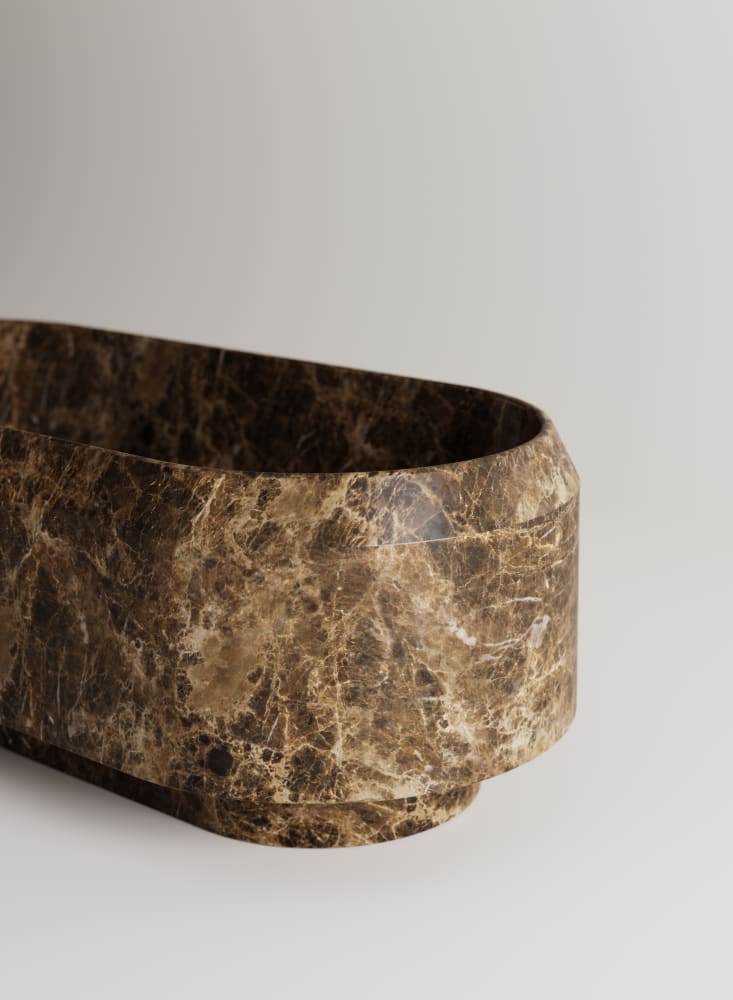 Bañera independiente Lariana mármol