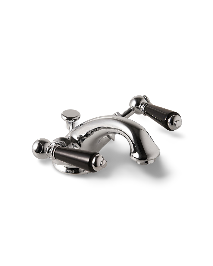 Black Dandy two-handle basin tap
