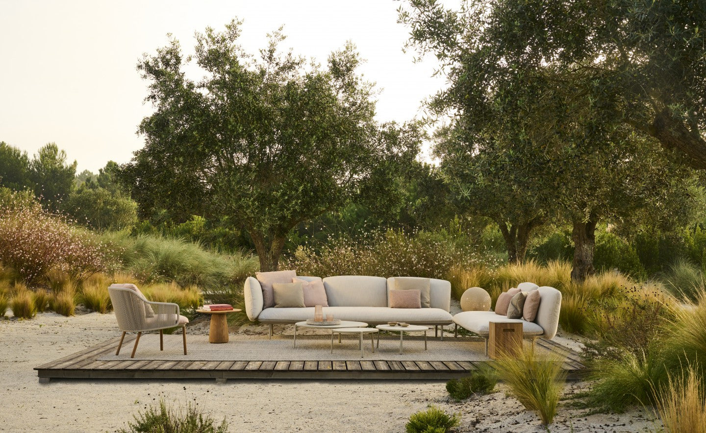 Senja Meridienne modular outdoor sofa