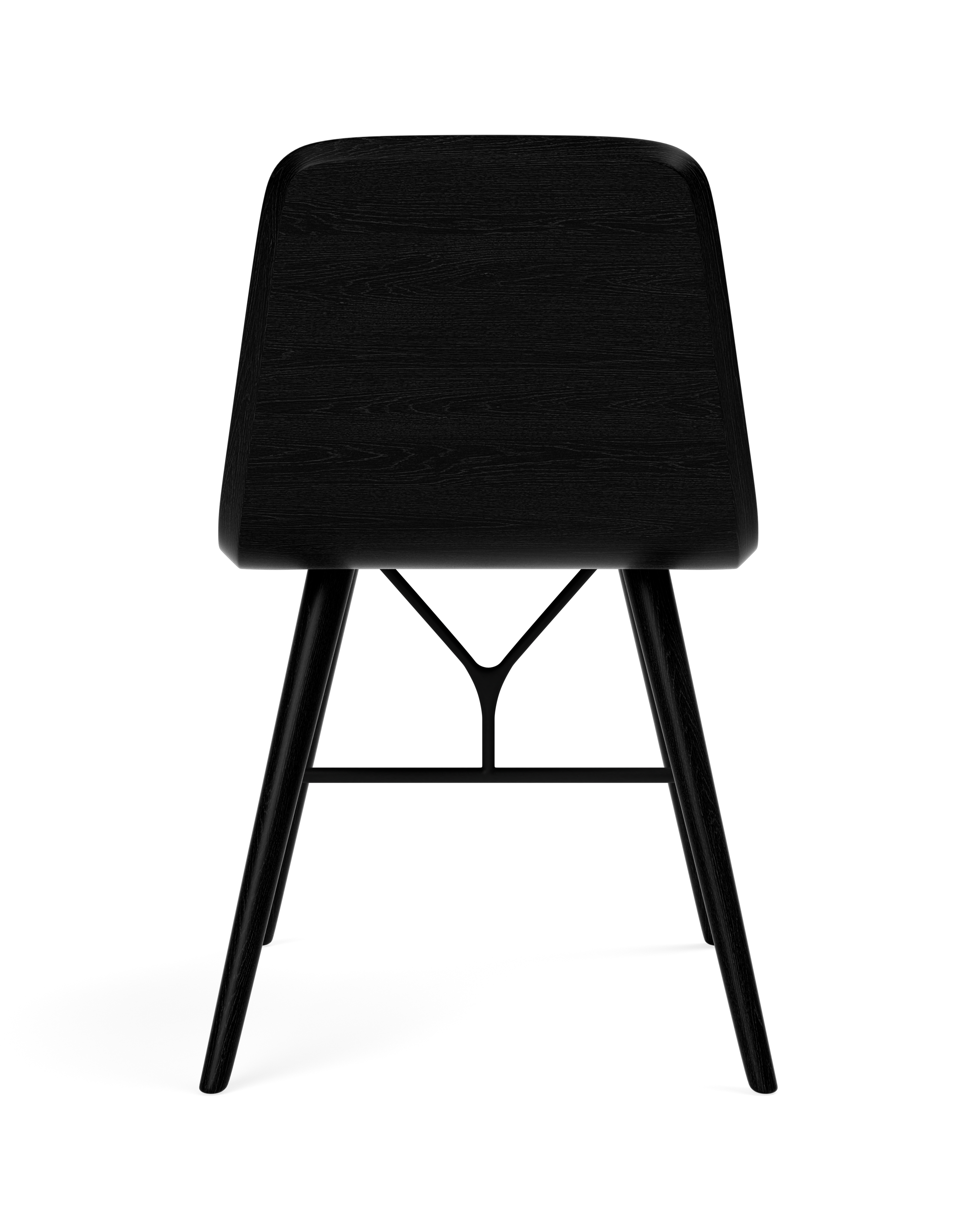 Spine Dining Chair Wooden Base