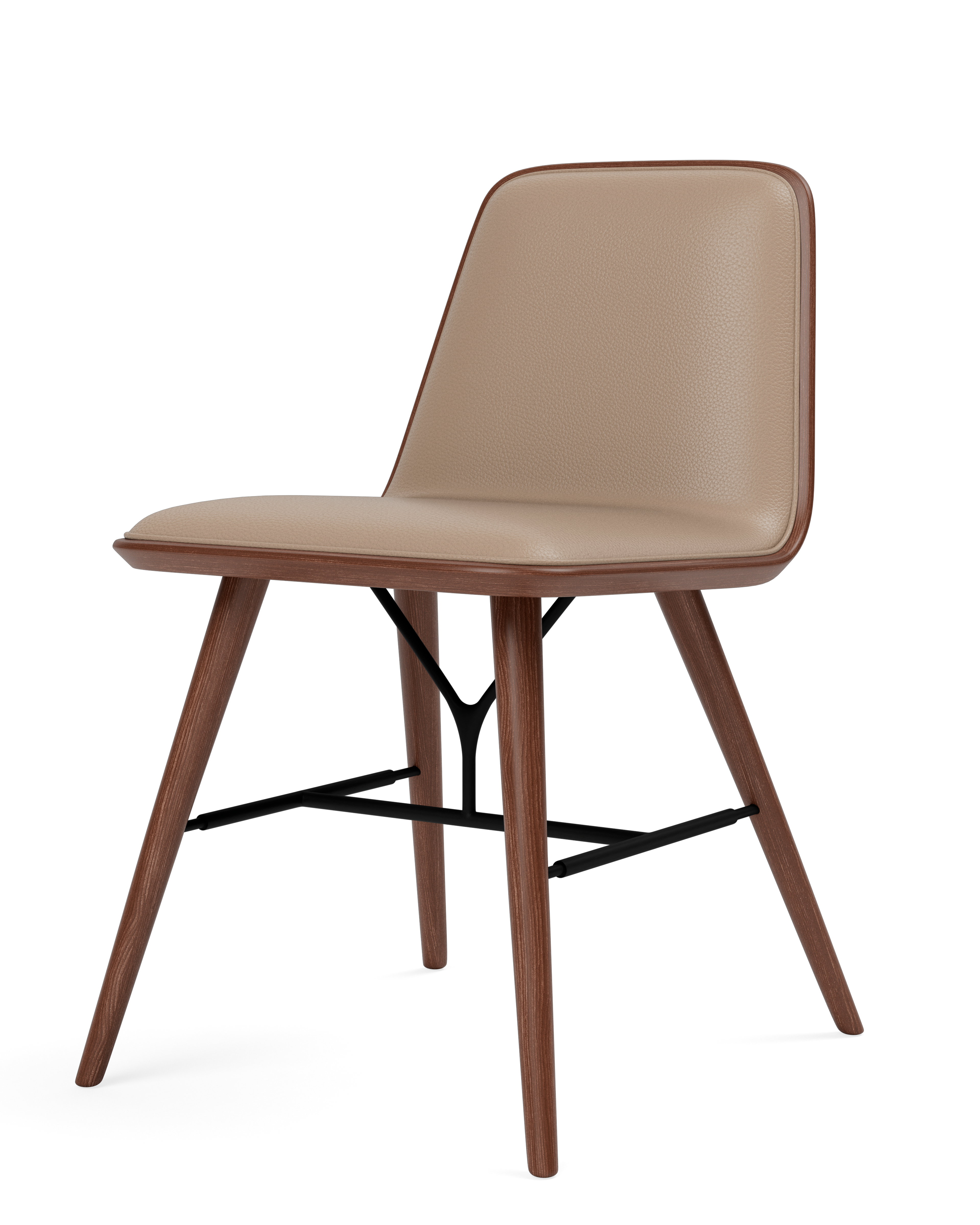 Spine Dining Chair Wooden Base