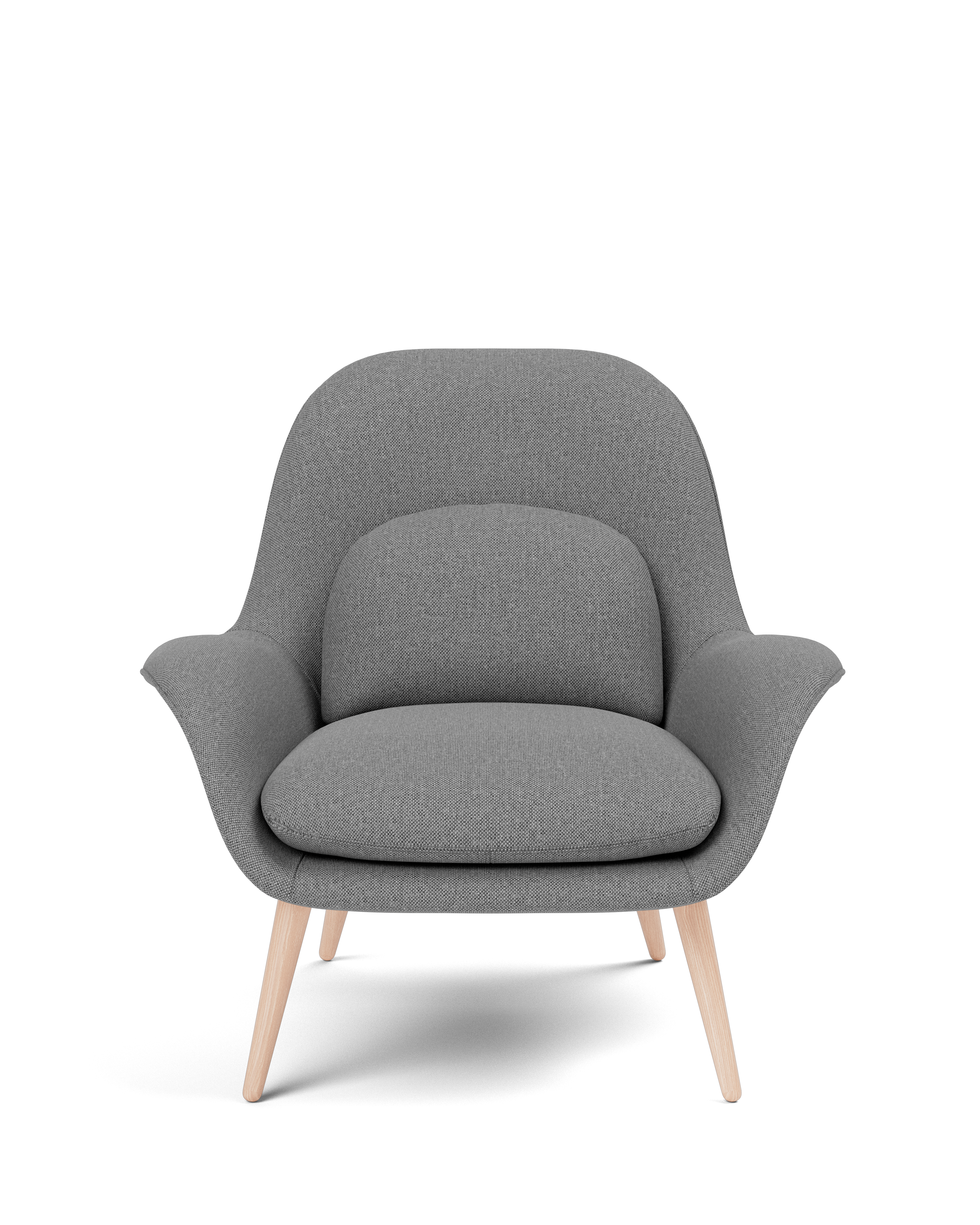 Sillón Swoon Lounge base de madera