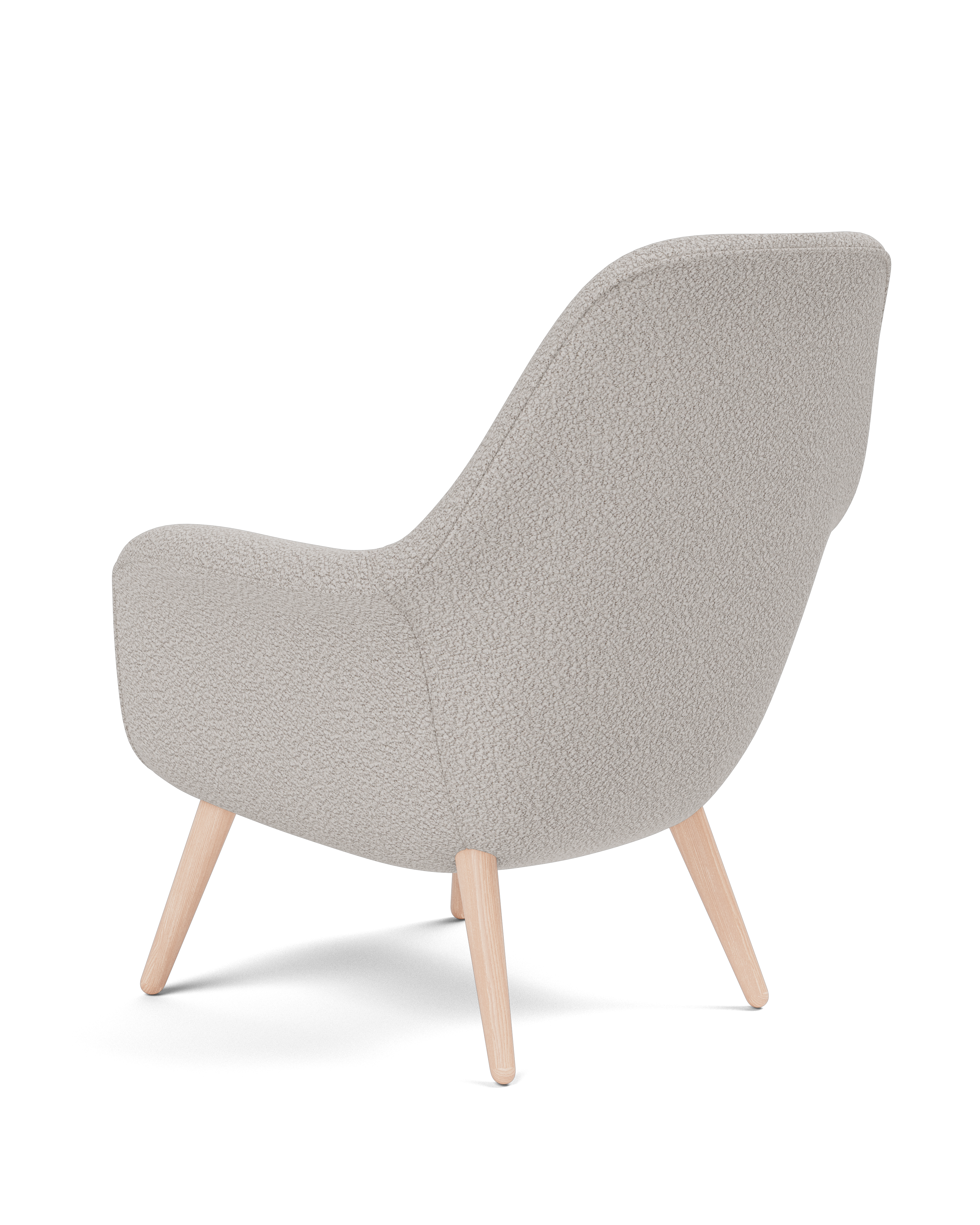 Swoon Petit armchair with wooden base