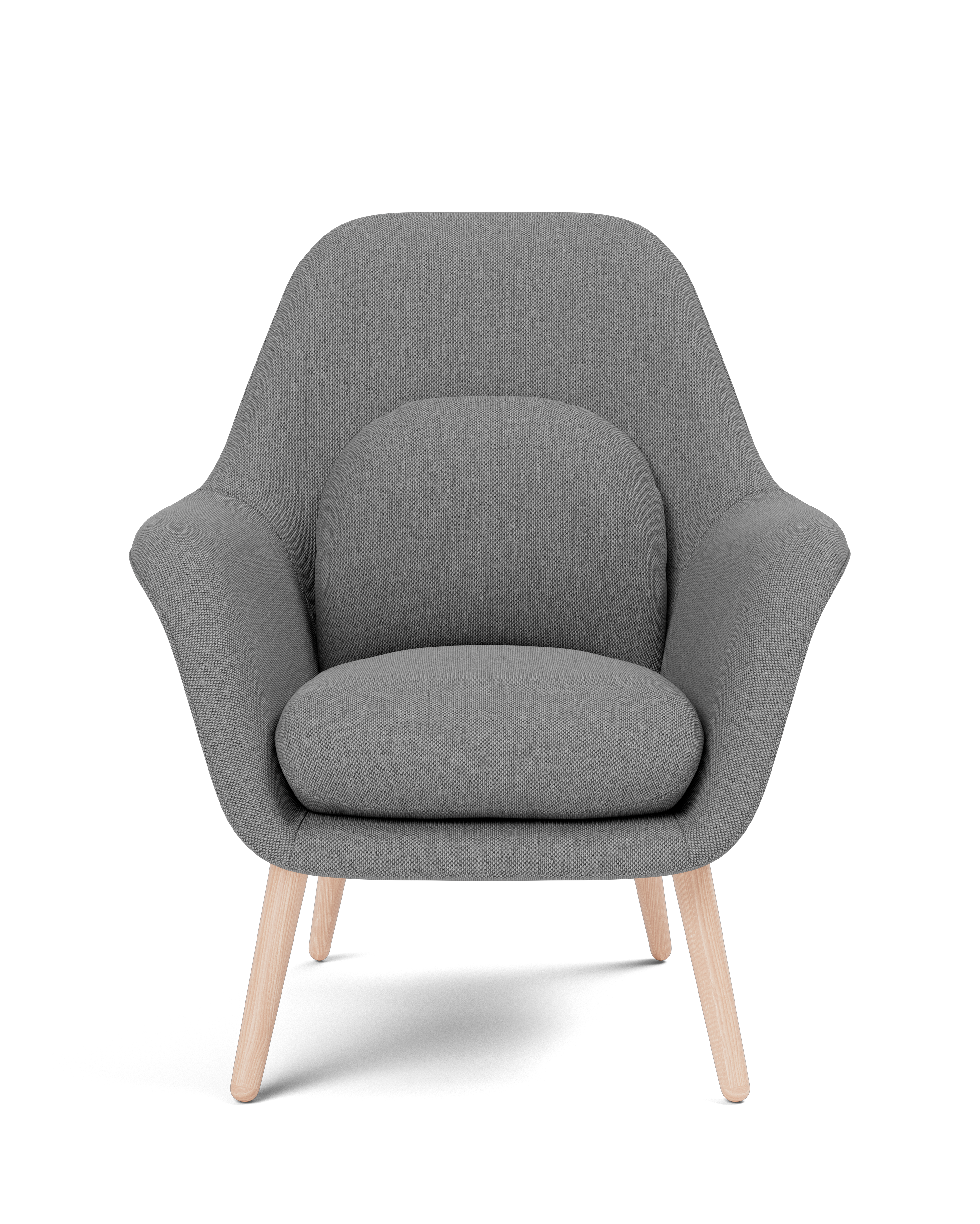 Swoon Petit armchair with wooden base