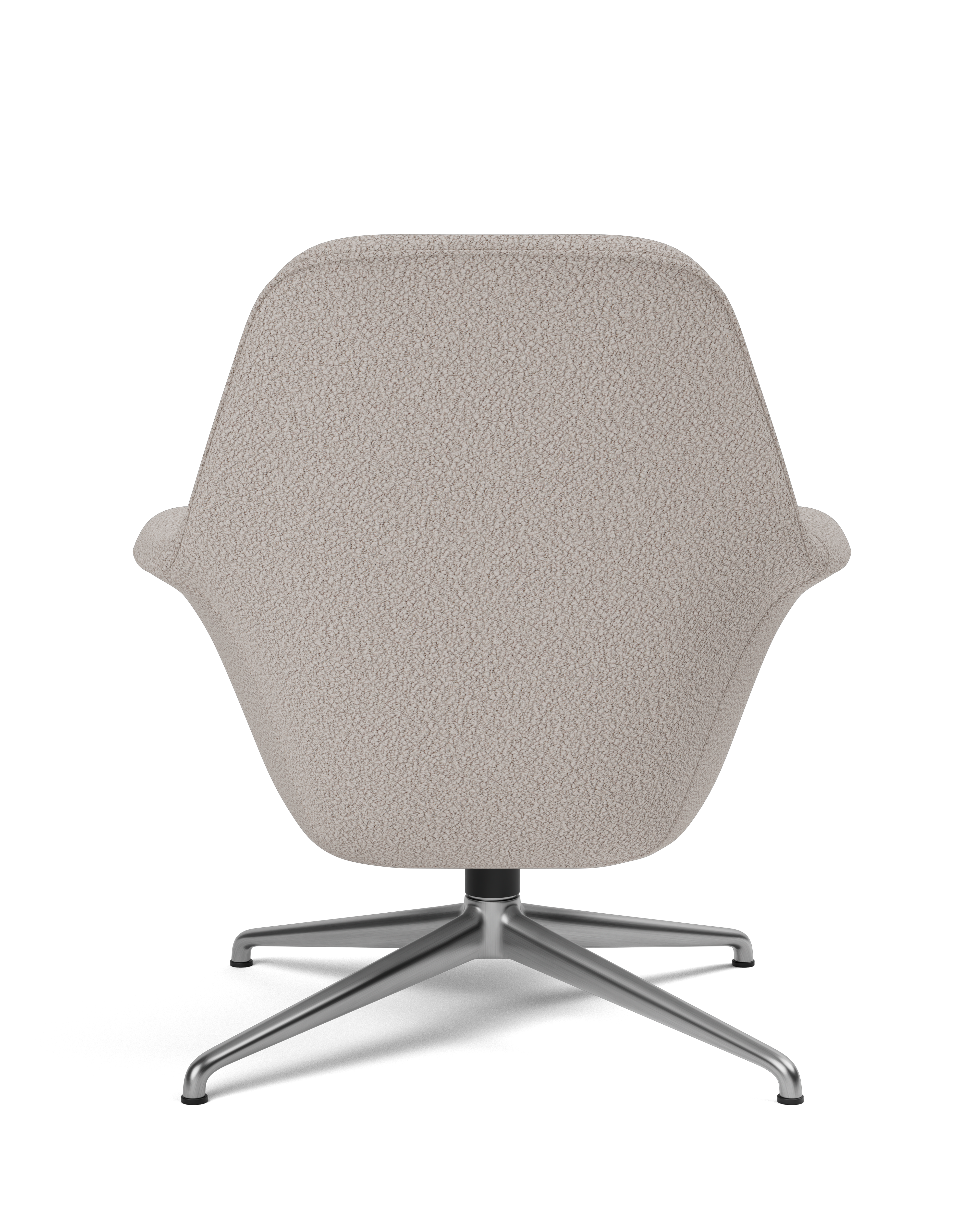 Petit Swoon Lounge Chair with Metal Base