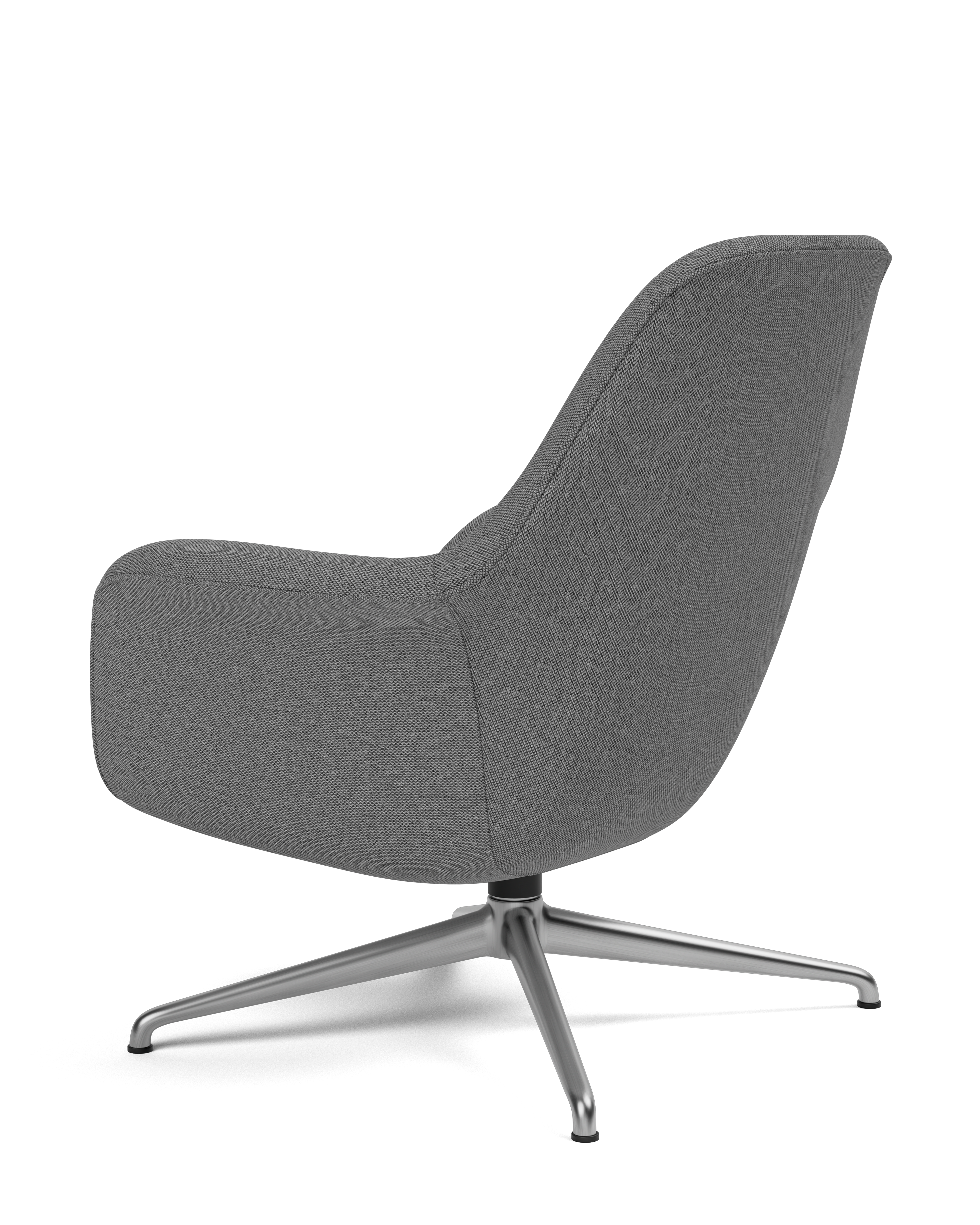 Petit Swoon Lounge Chair with Metal Base