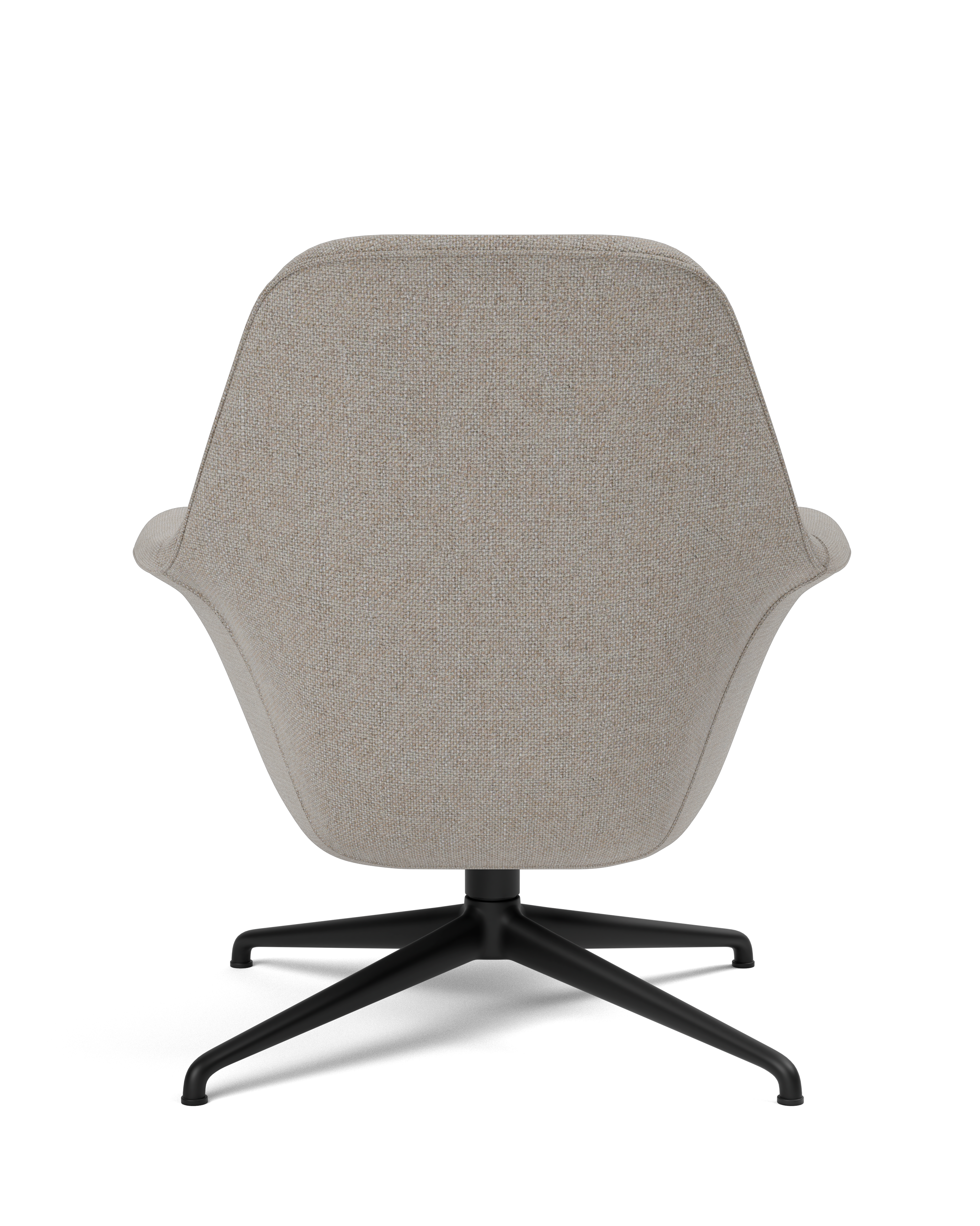 Petit Swoon Lounge Chair with Metal Base