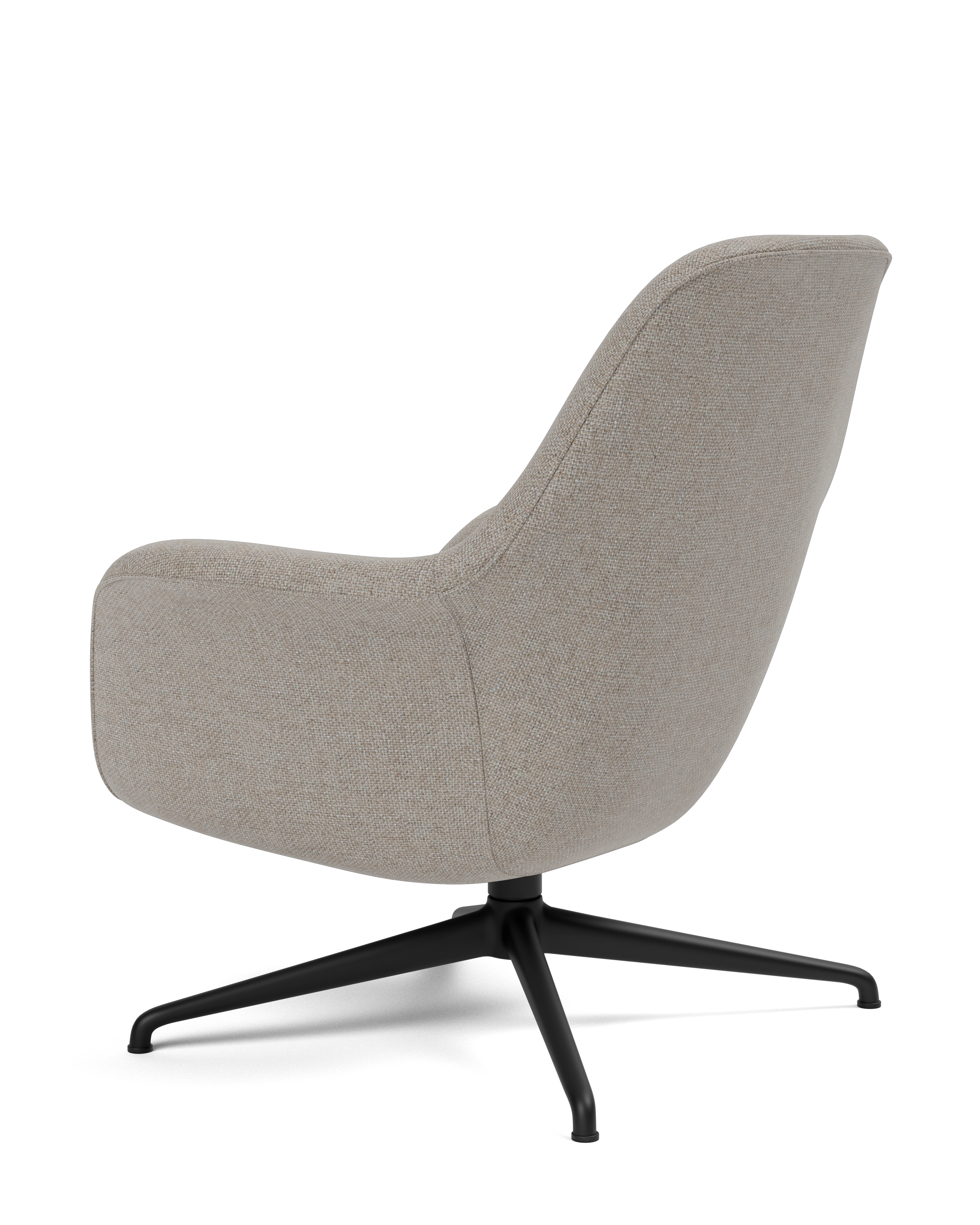 Petit Swoon Lounge Chair with Metal Base