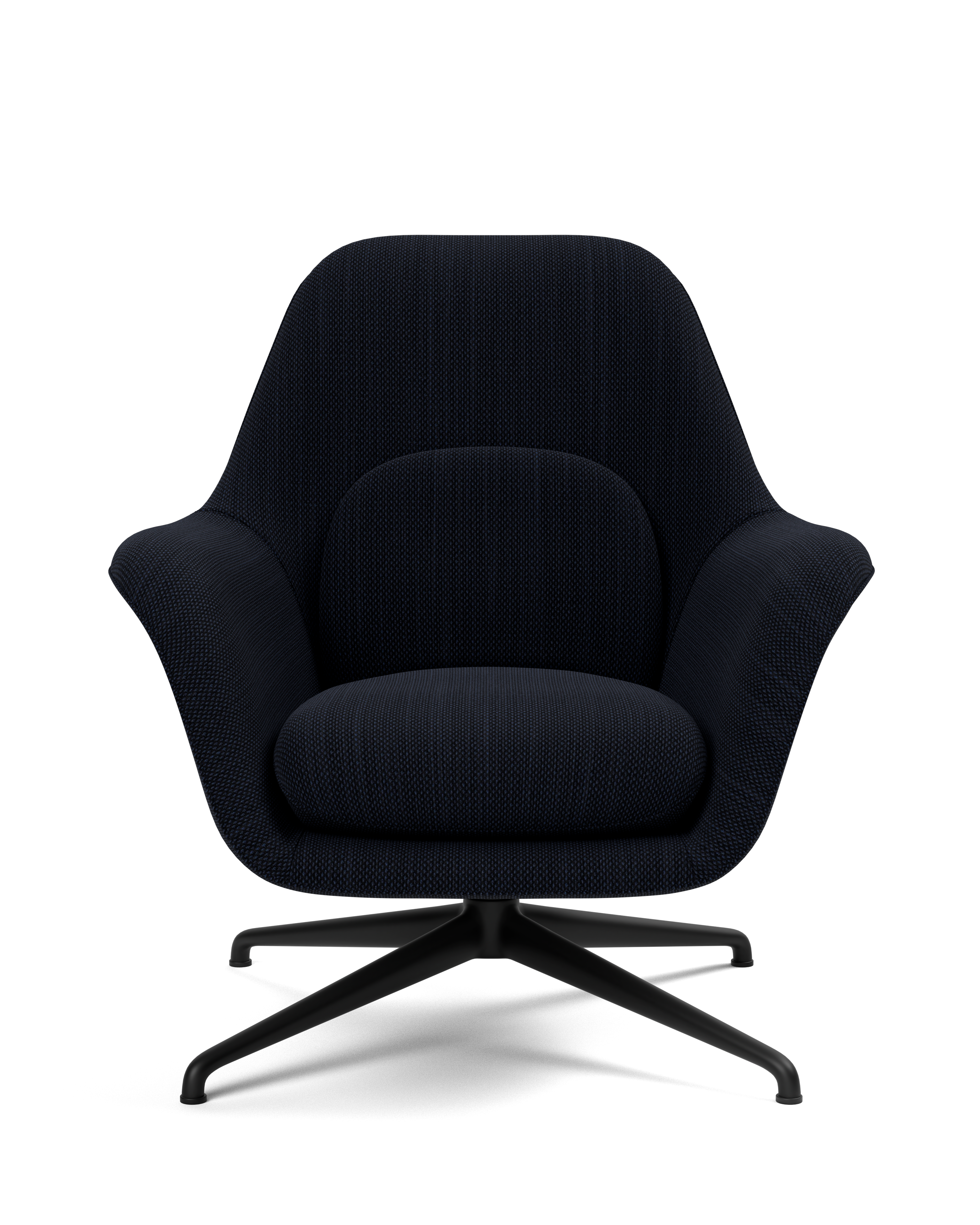 Petit Swoon Lounge Chair with Metal Base