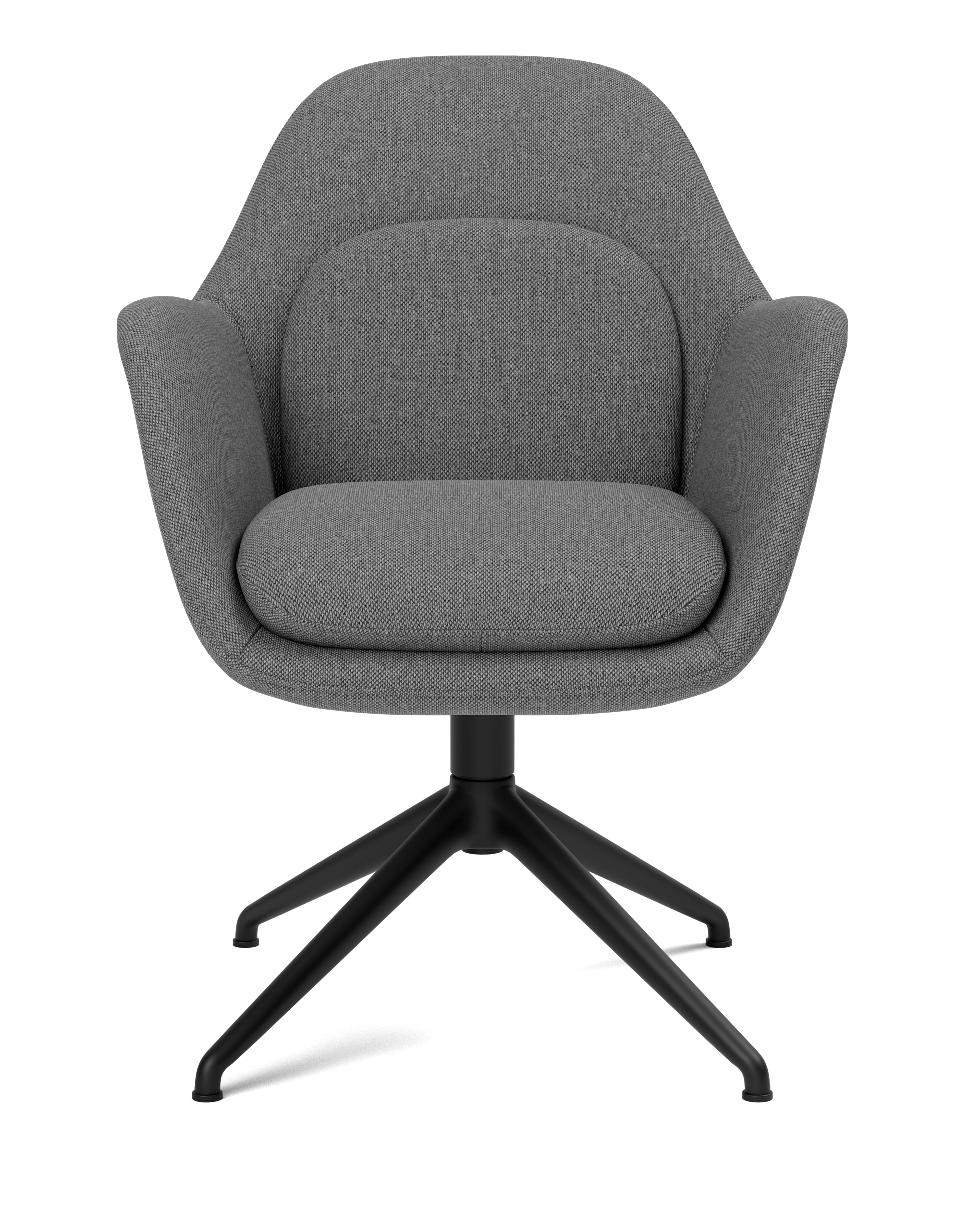 Silla de comedor Swoon con base giratoria