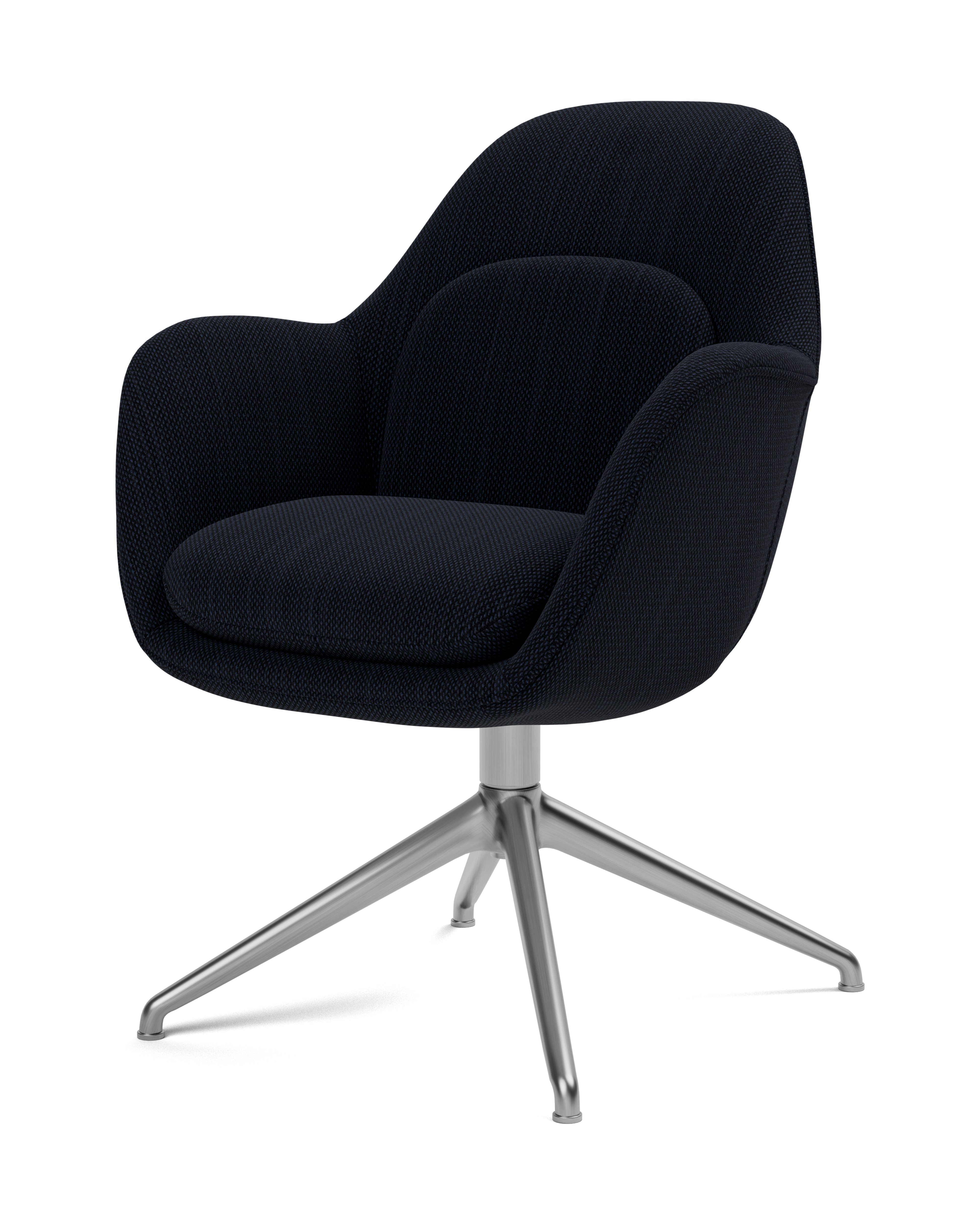 Silla de comedor Swoon con base giratoria