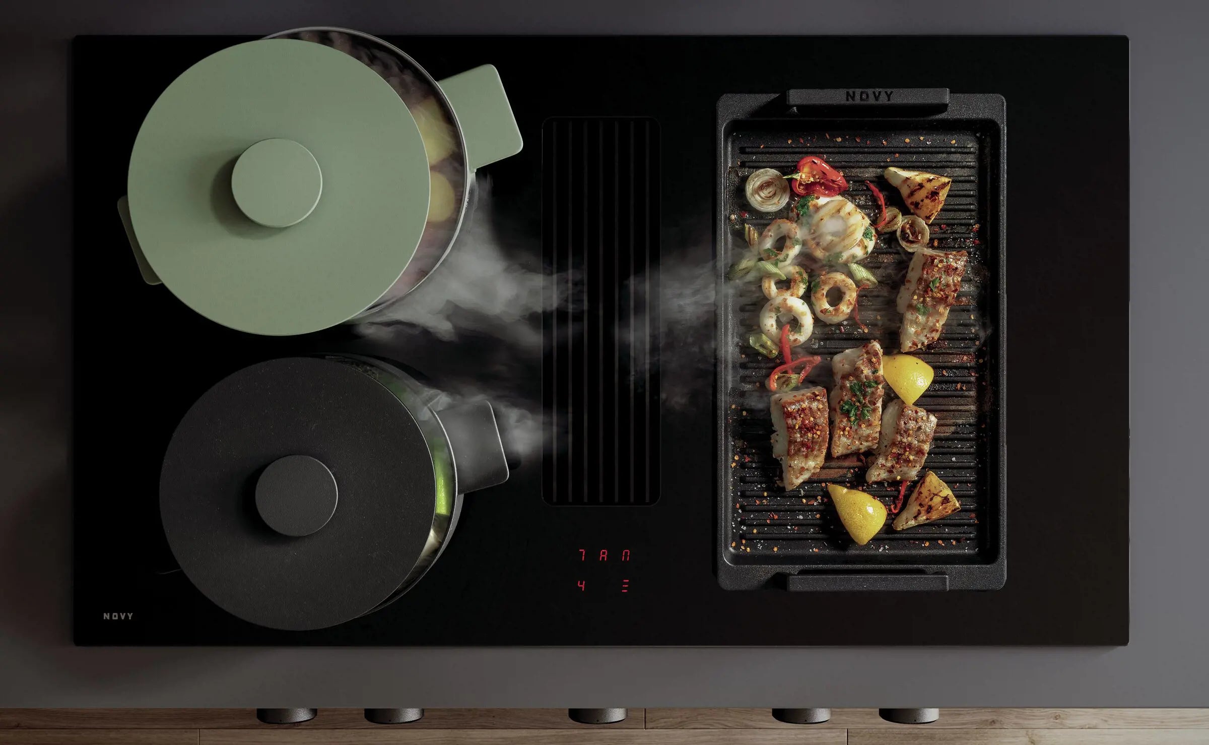 Novy Easy Prestige 90 cm Surface Hood | Black