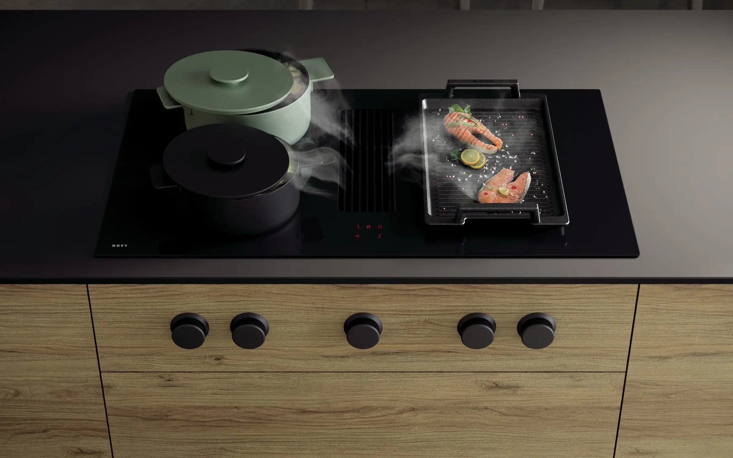 Novy Easy Prestige 90 cm Surface Hood | Black