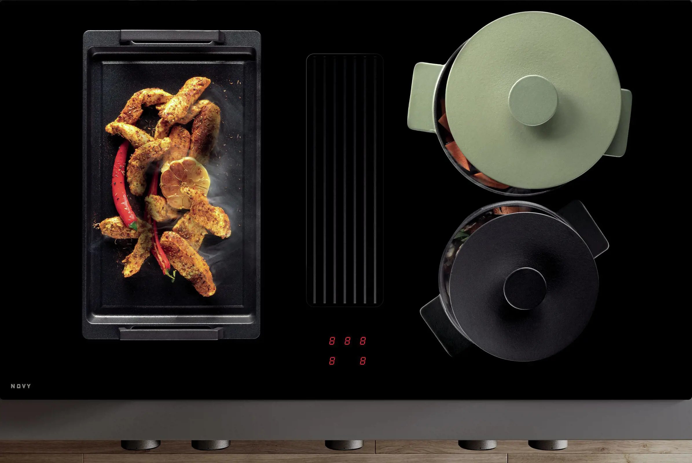 Novy Easy Prestige 90 cm Surface Hood | Black