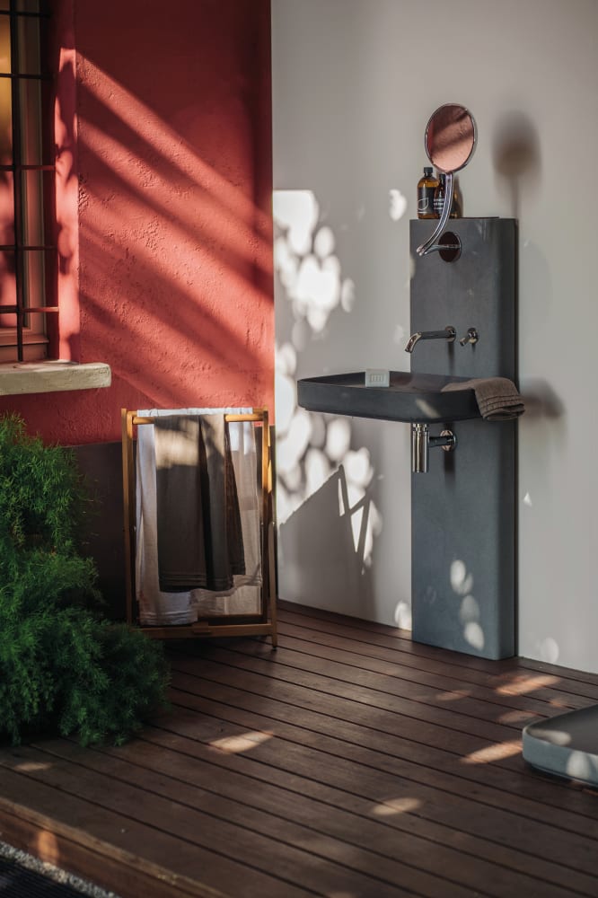 Petra Marble Washbasin Column