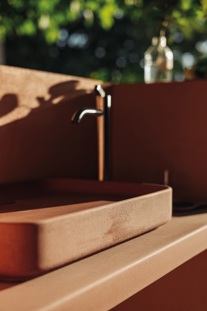 Petra Marble Washbasin Column