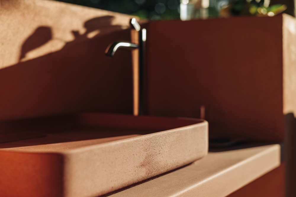 Petra Marble Washbasin Column