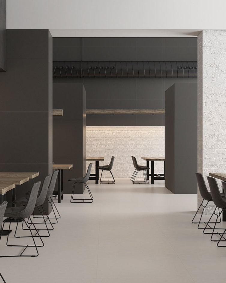 Carpenter White Body Tile Cladding