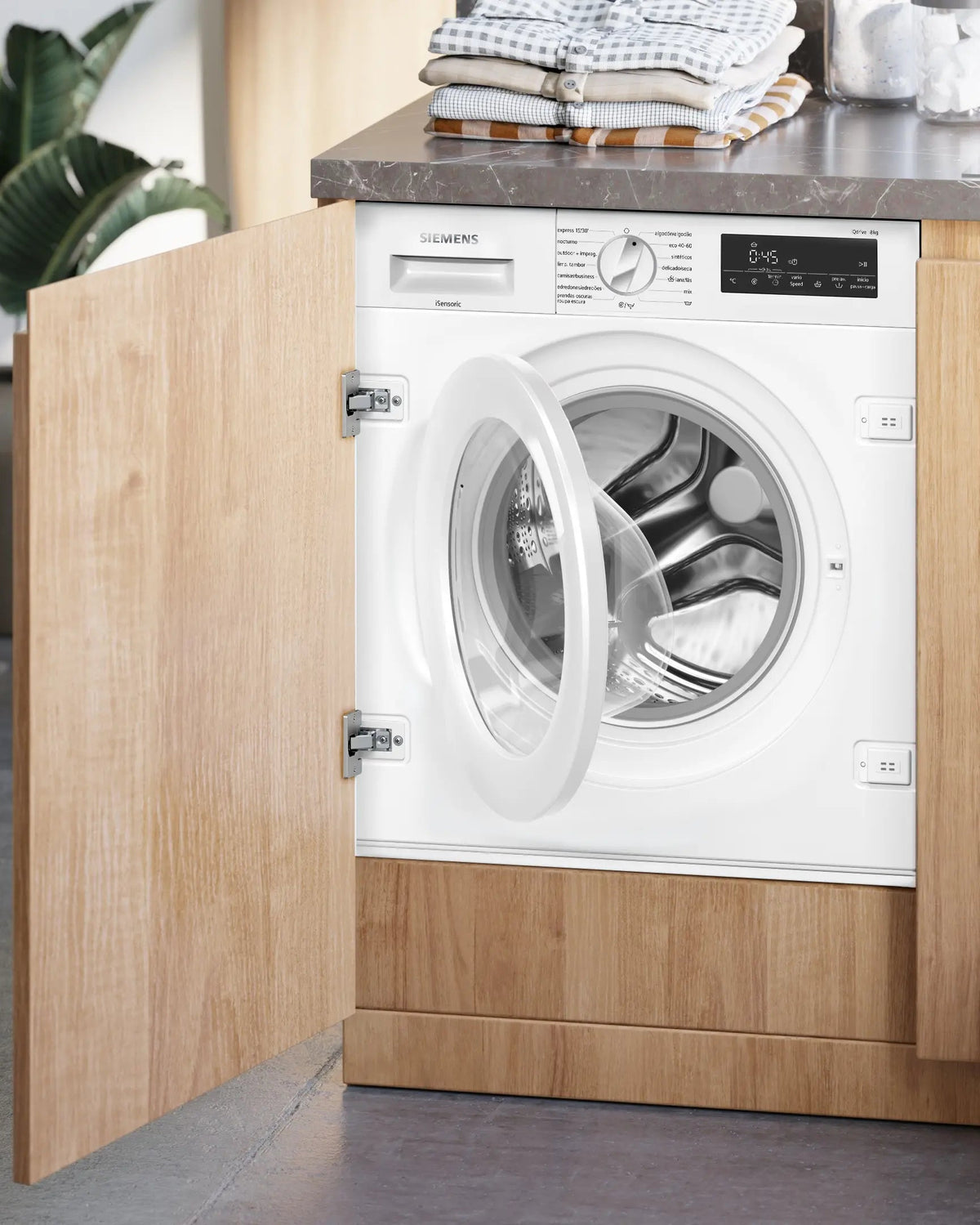 Lavadora integrable 8 kg iQ700