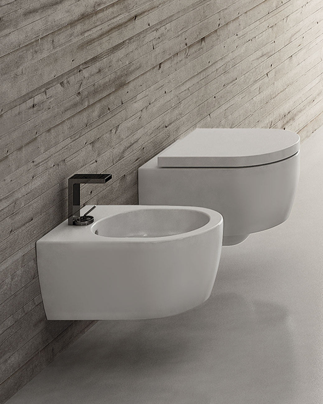 Smile Mini 48 wall-hung toilet without flange