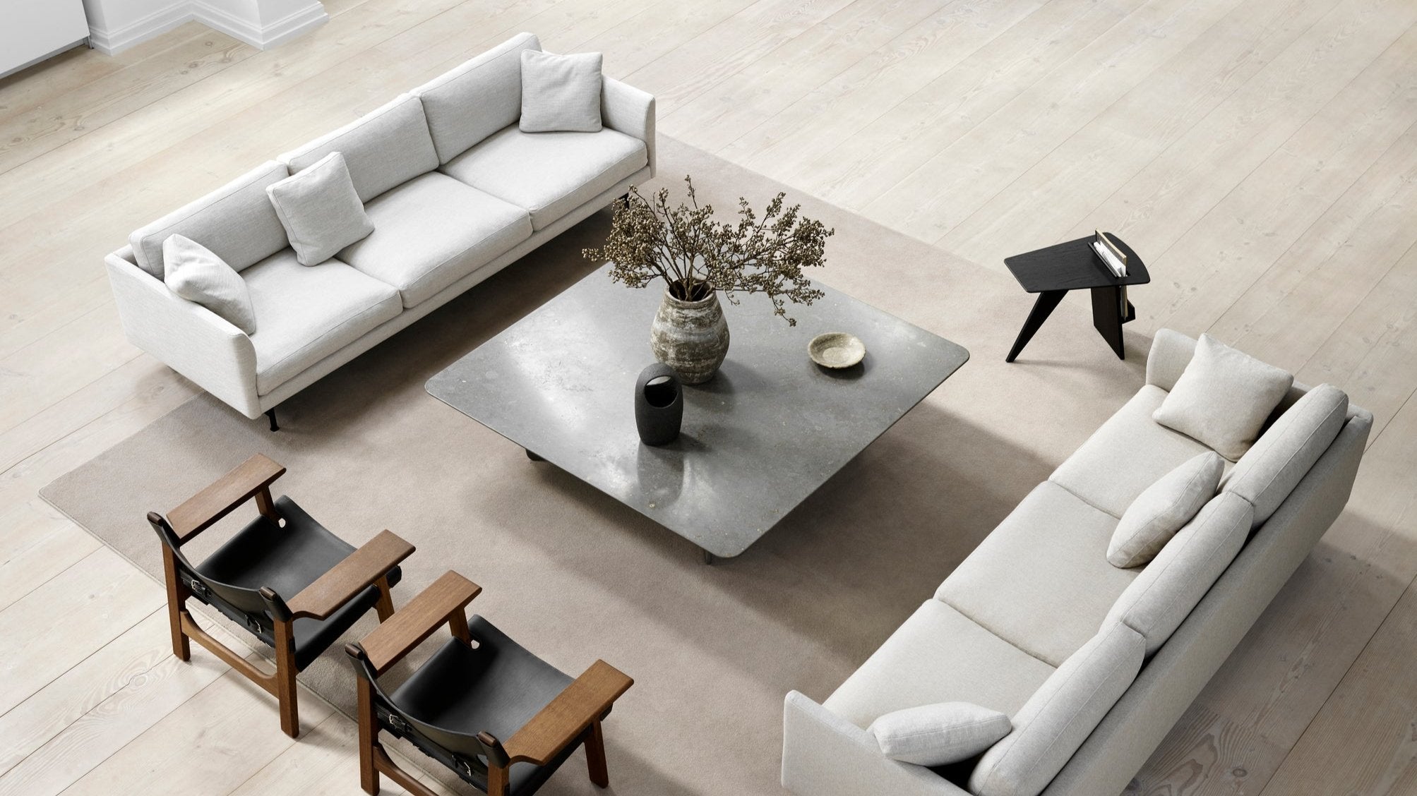 Mesa de centro Tableau 140x140 cm