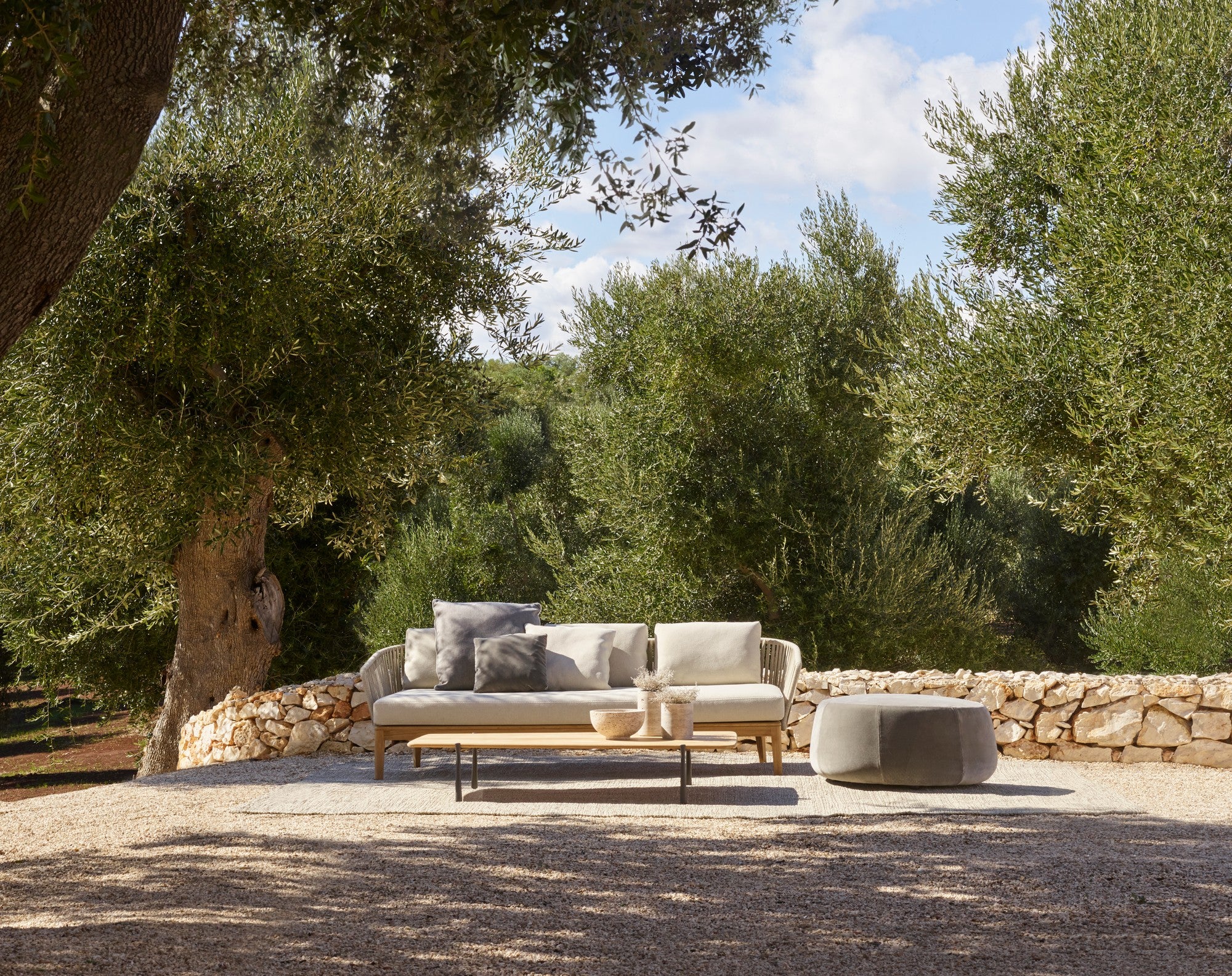 Sofá de exterior de 3 plazas Mood