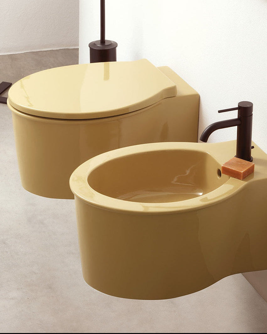 Catini flangeless wall-hung toilet