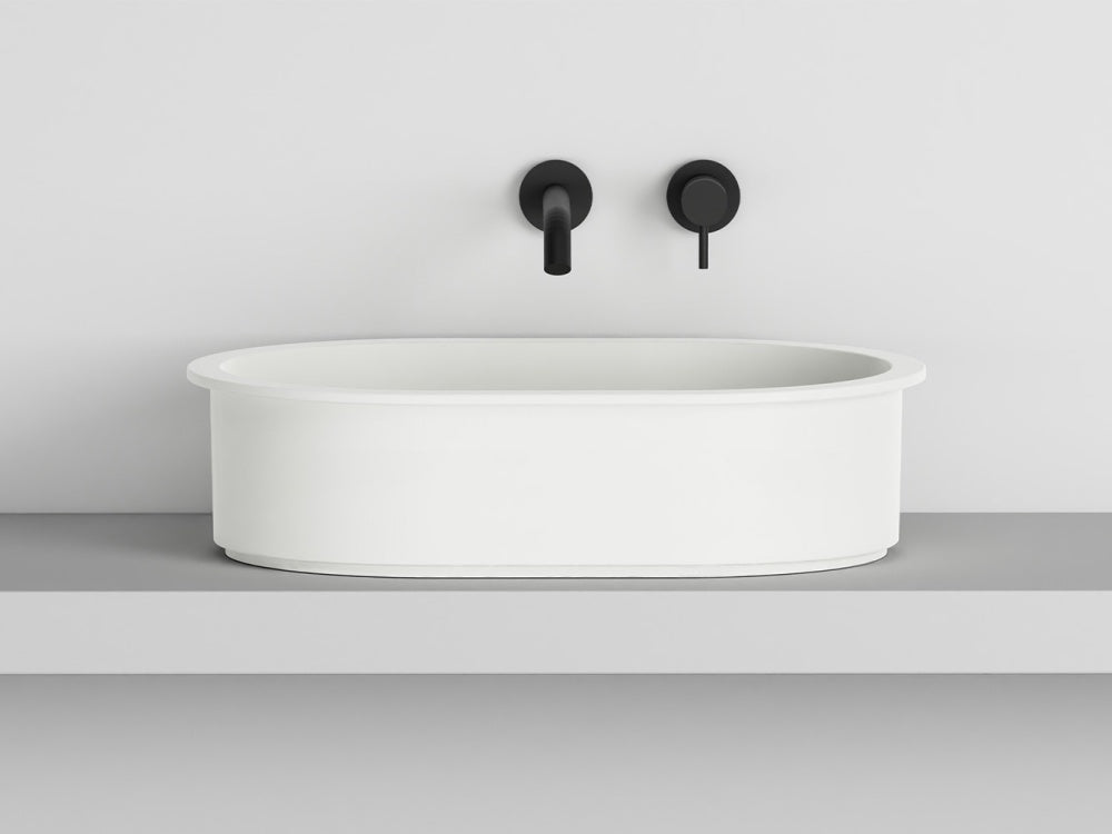 Catino Oval Countertop Washbasin Ø55