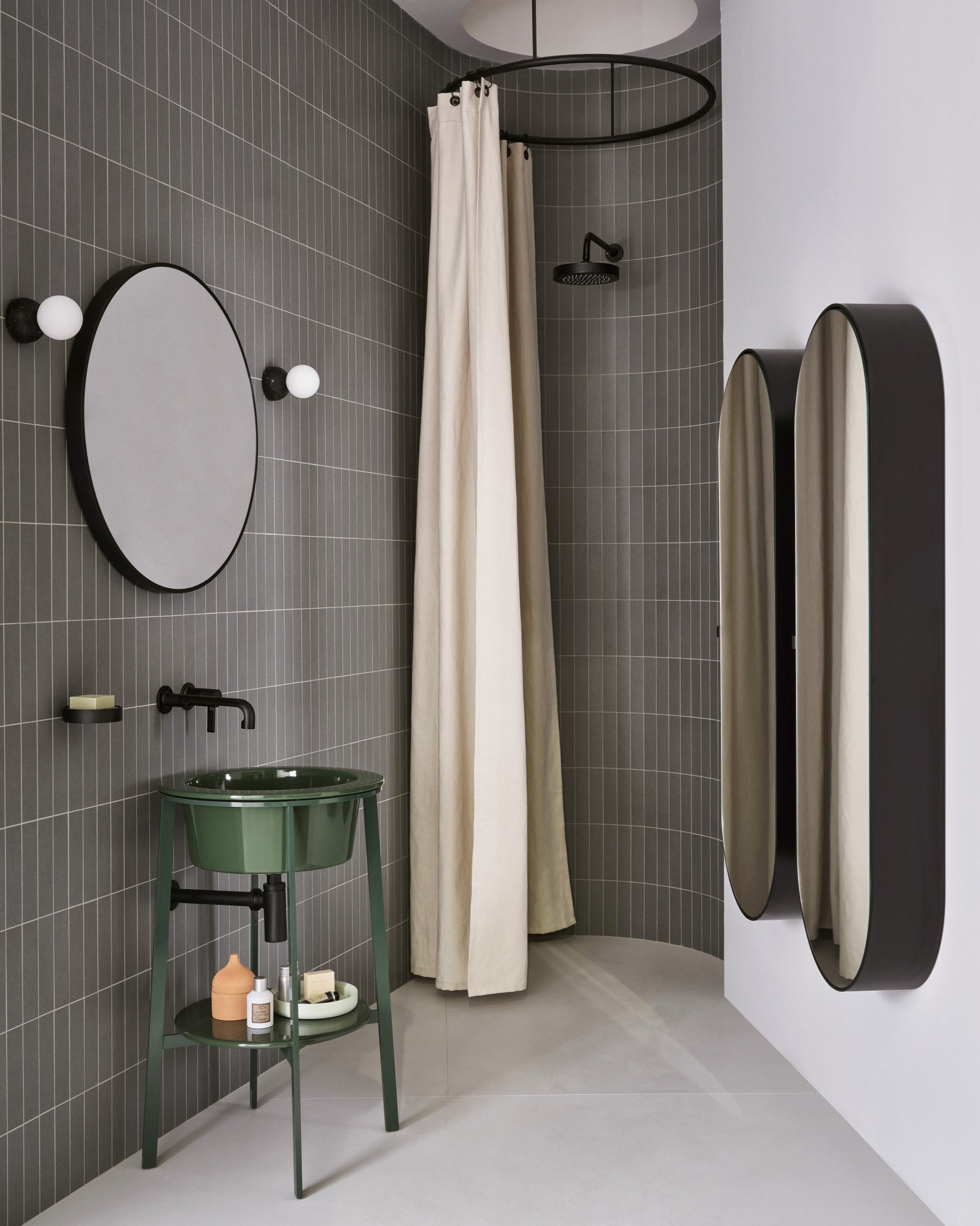 Round Catino Bathroom Vanity Unit