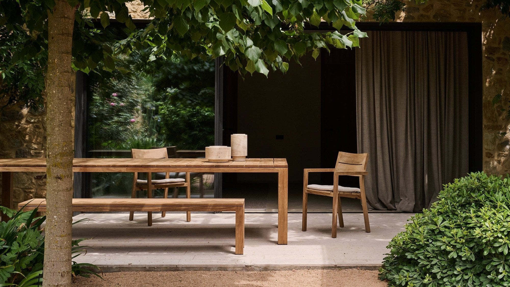 Mesa de comedor de exterior Kos