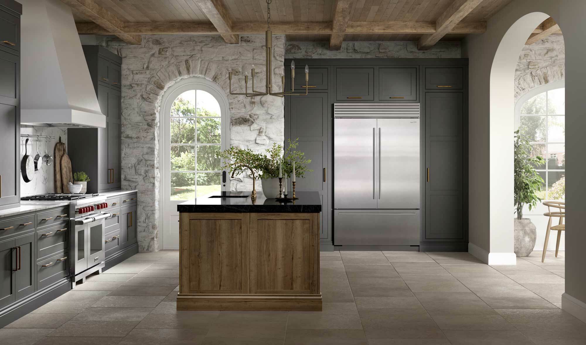 Sub-Zero French Door Refrigerator-Freezer with Pro Handle