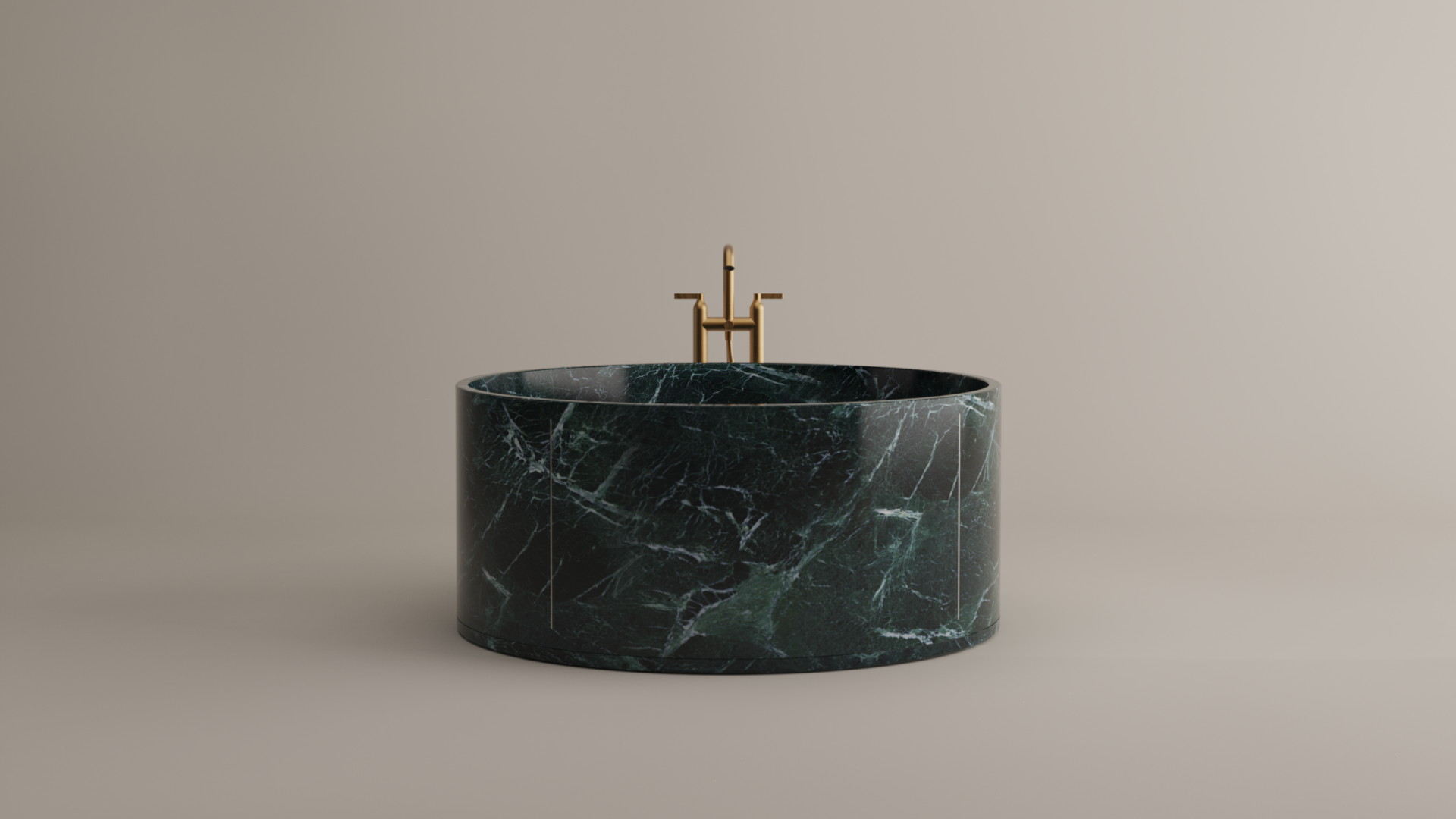 Bañera independiente In-Out mármol